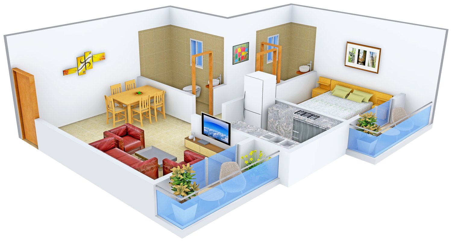 3DFloorPlan of Dharti Park