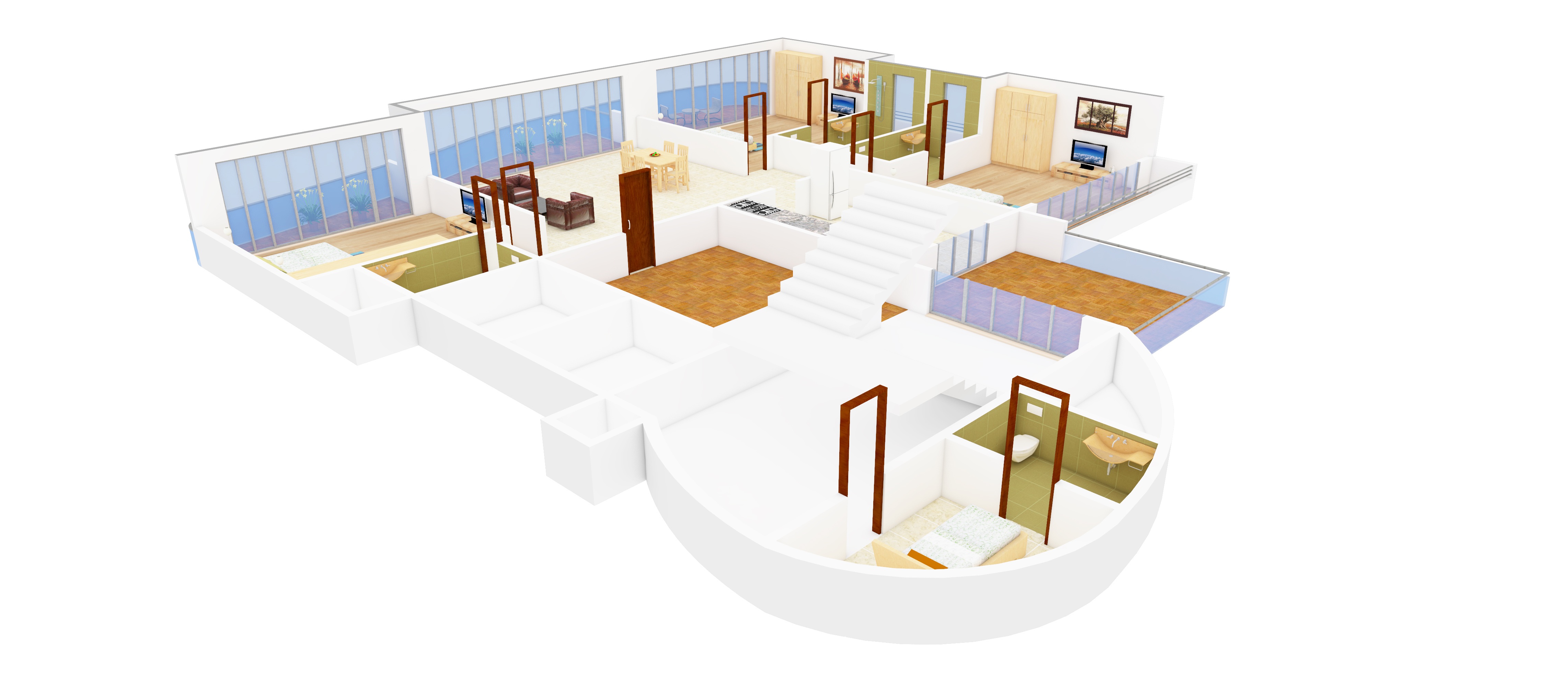 3DFloorPlan of Ellora Glisten