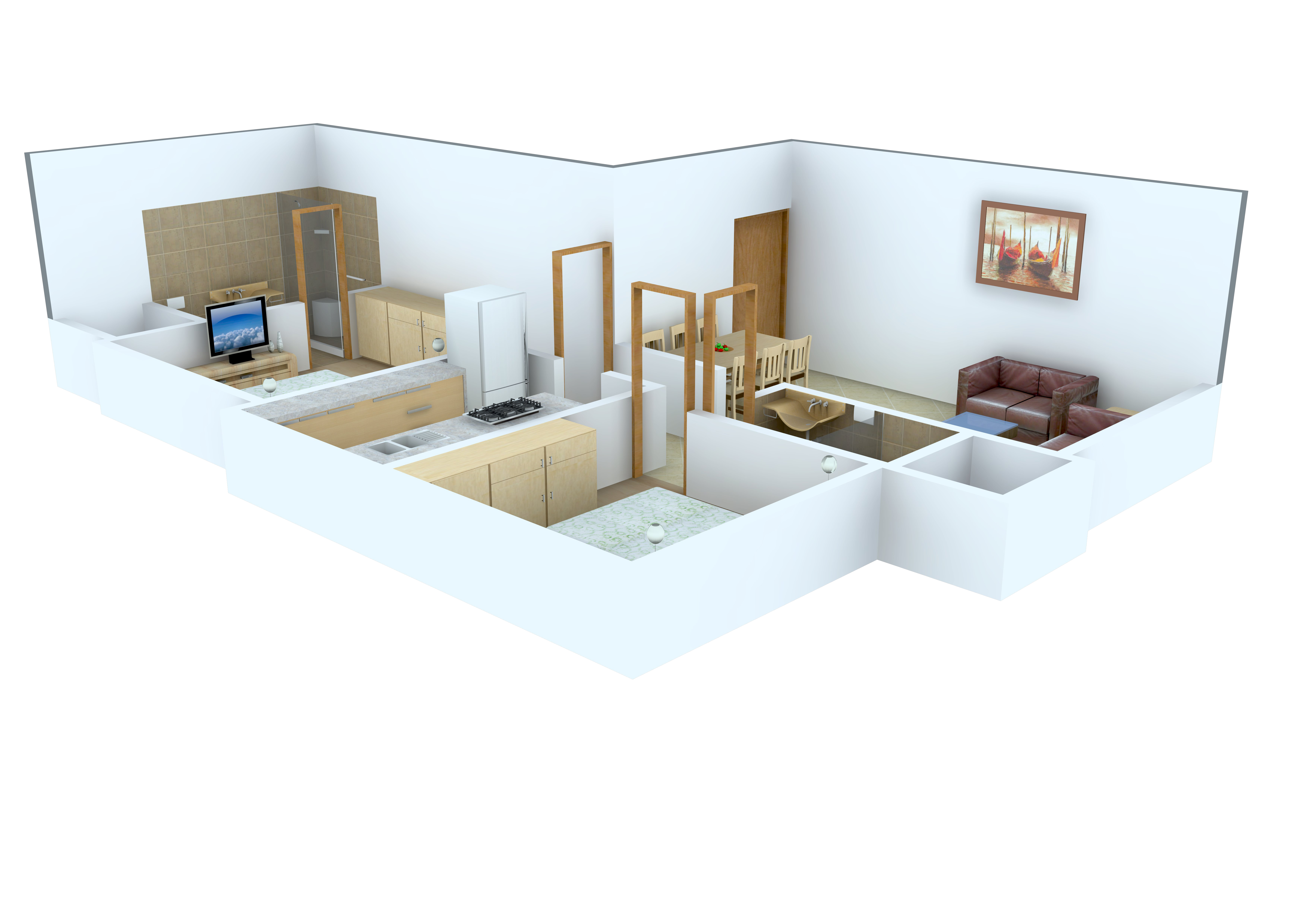 3DFloorPlan of Kabra Vihang