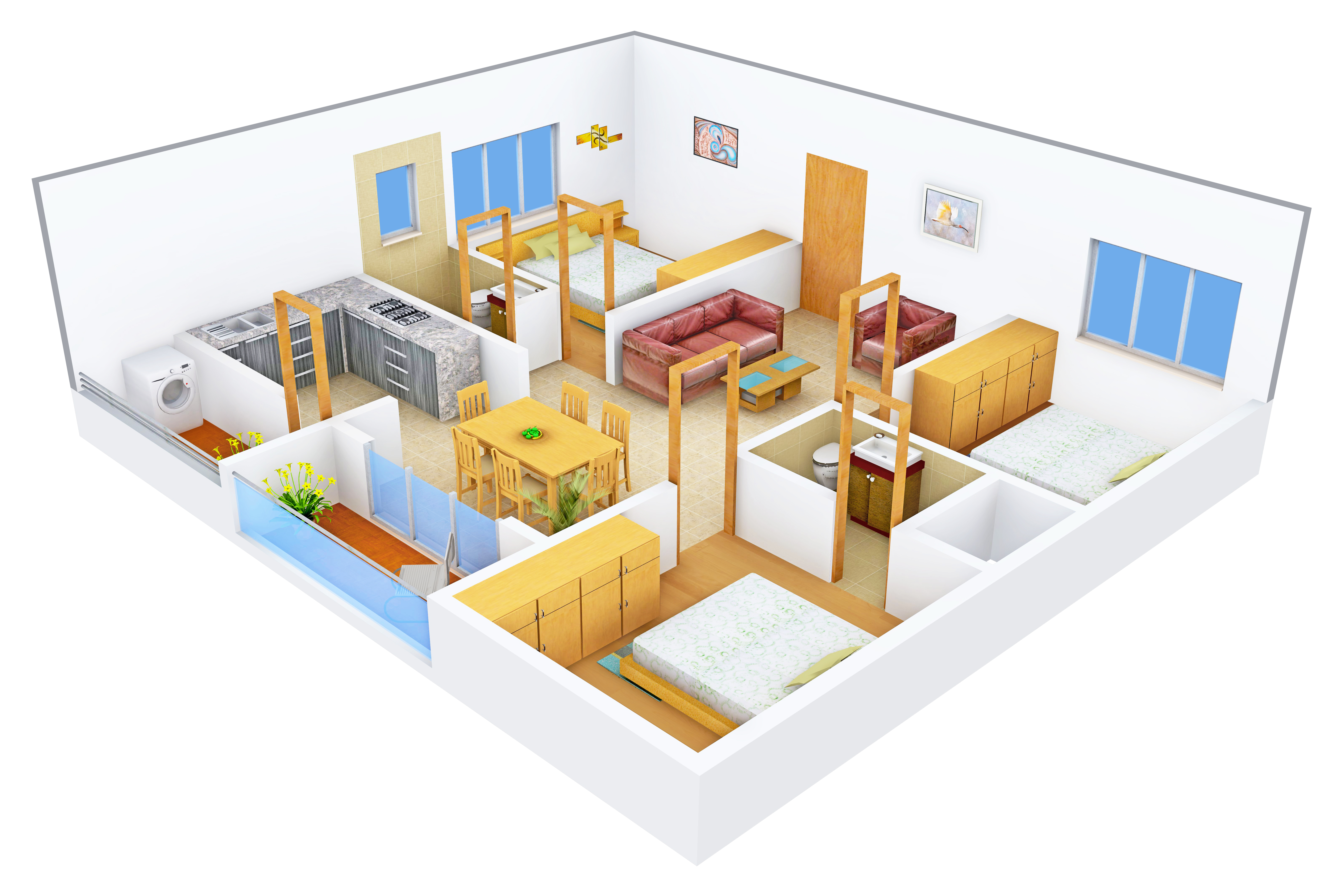 3DFloorPlan of DS Max Stone Hill
