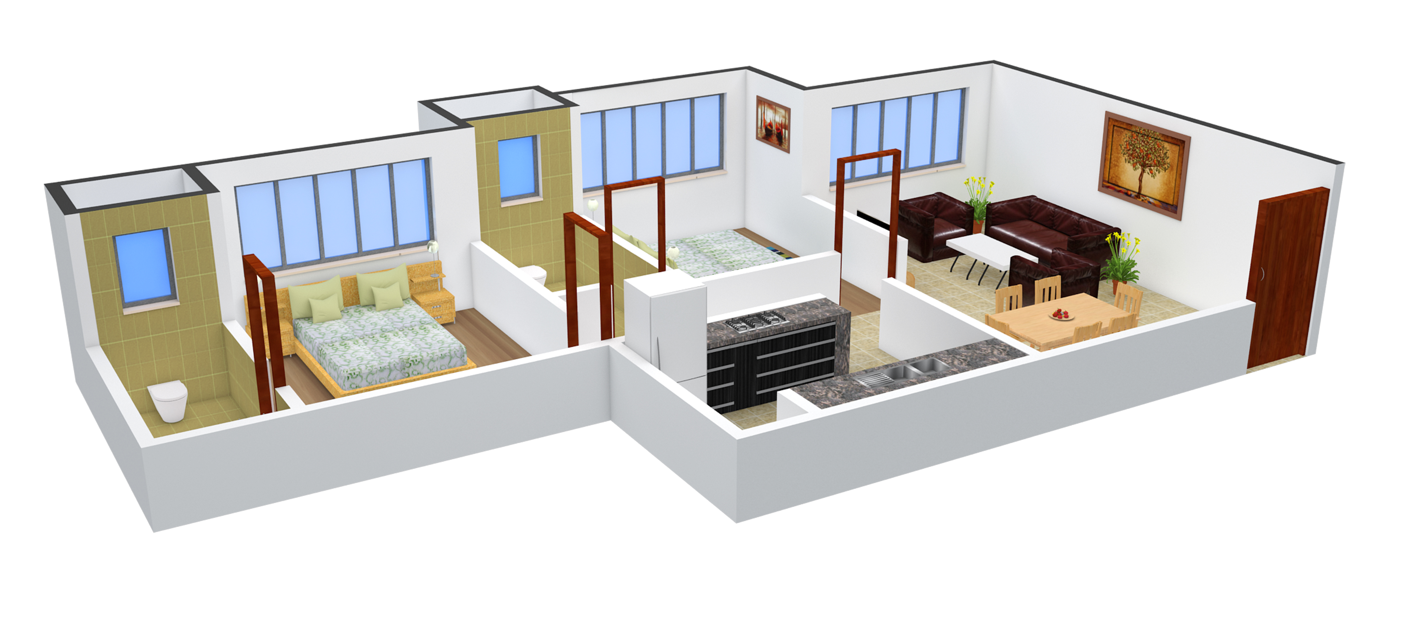 3DFloorPlan of Kabra Argentum