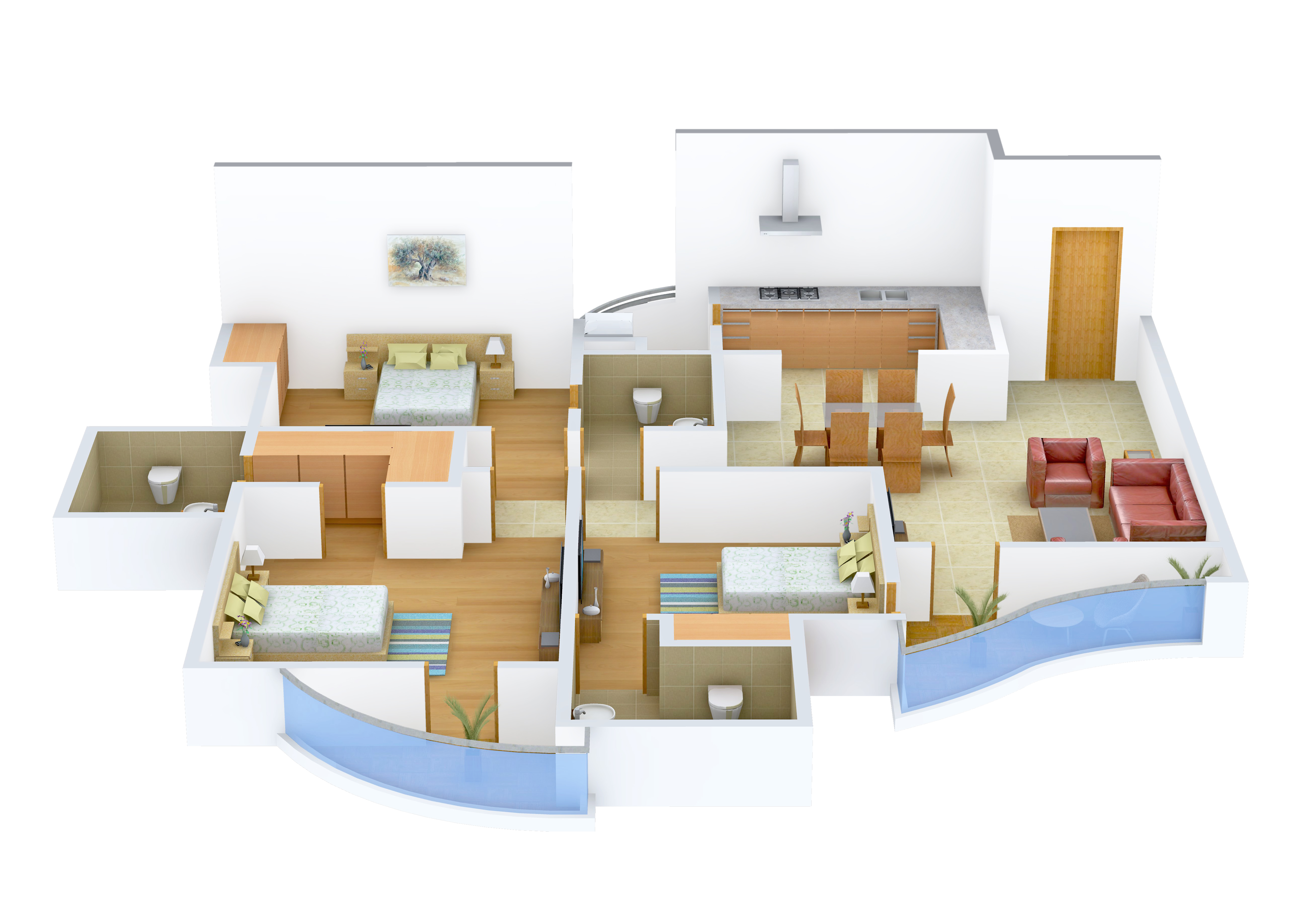 3DFloorPlan of Earthcon Casa Grande