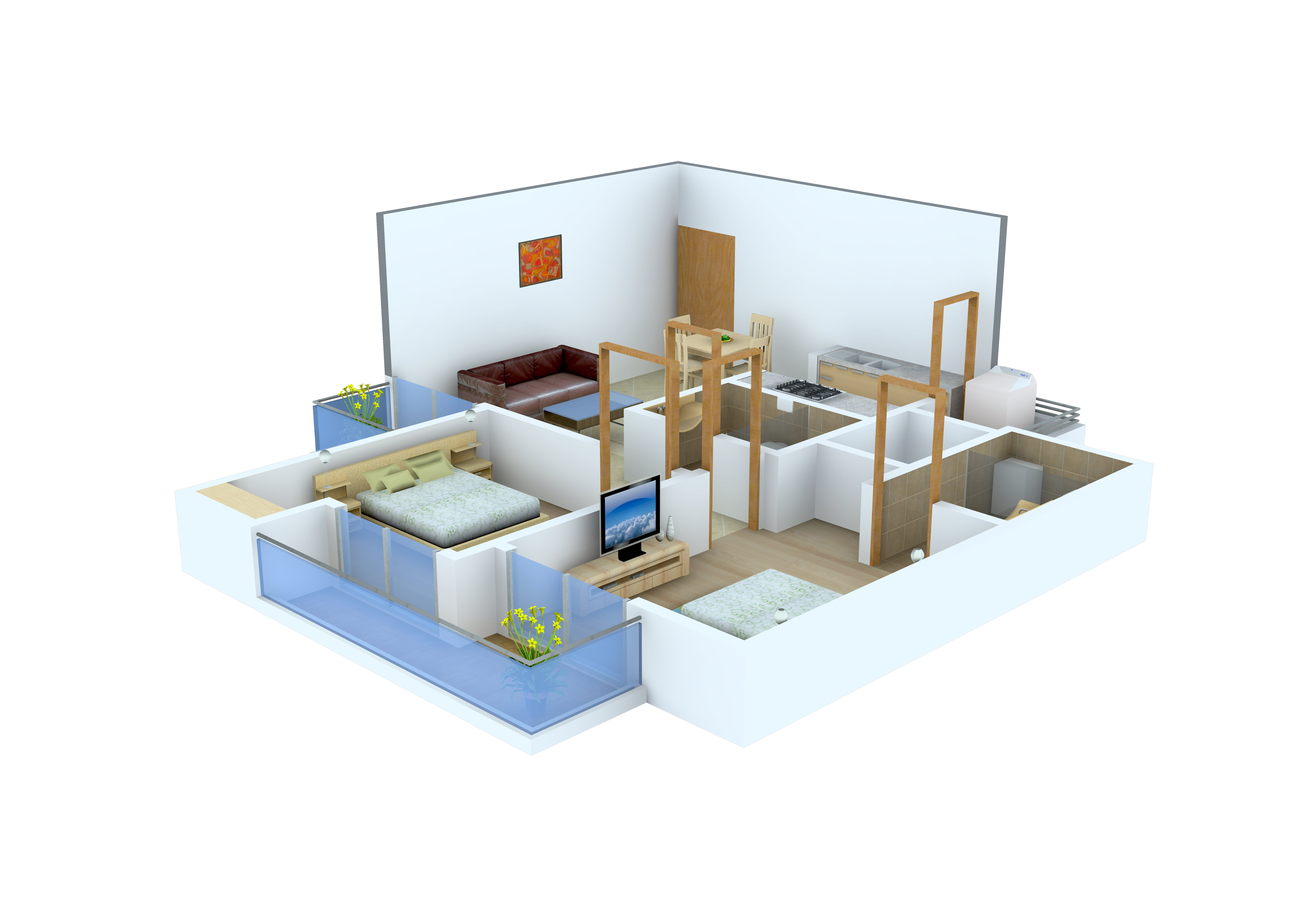 3DFloorPlan of ABA Cherry County