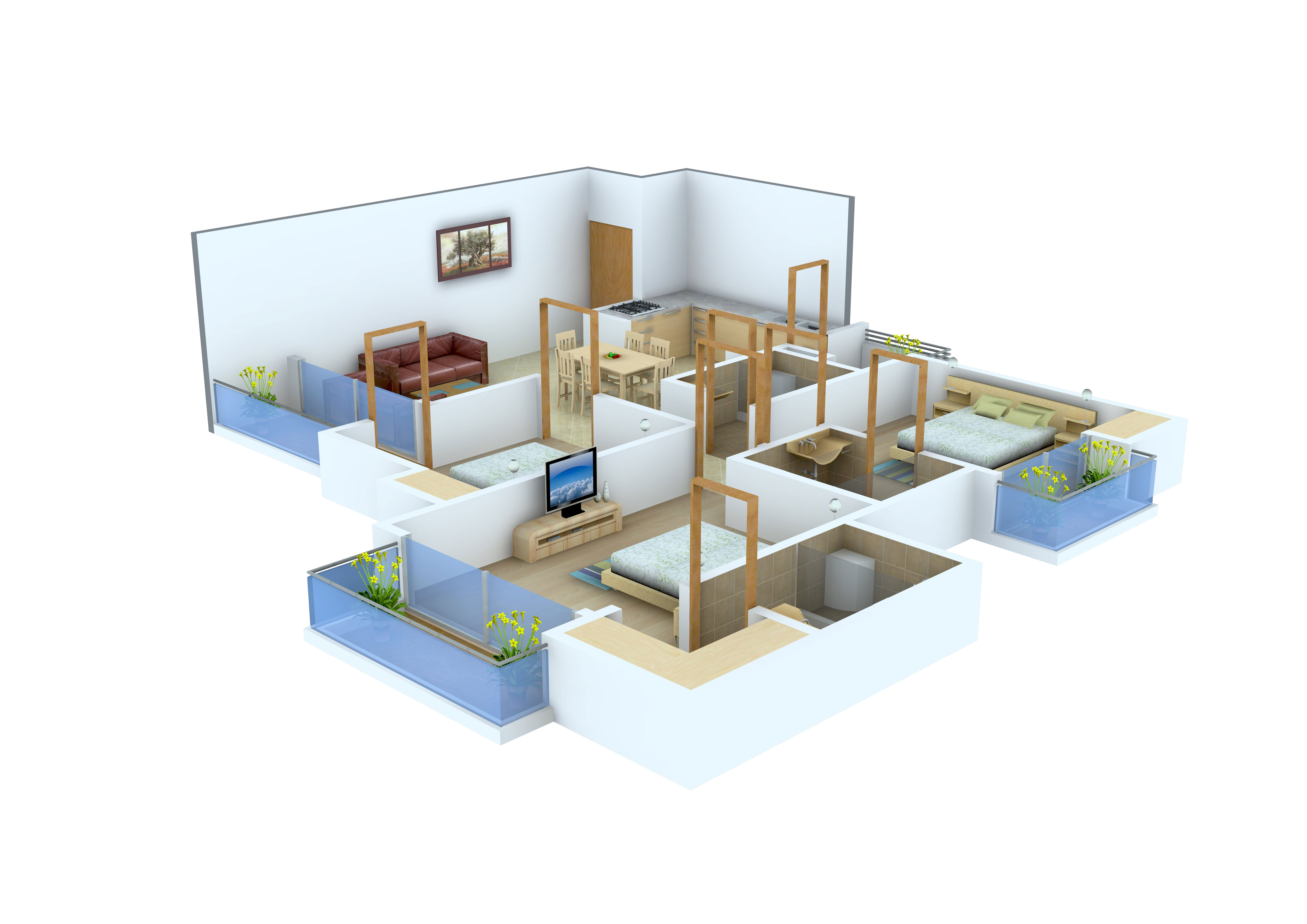 3DFloorPlan of ABA Cherry County