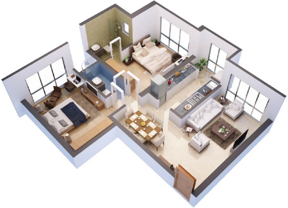 3D Floor Plan 3D Floor Plan