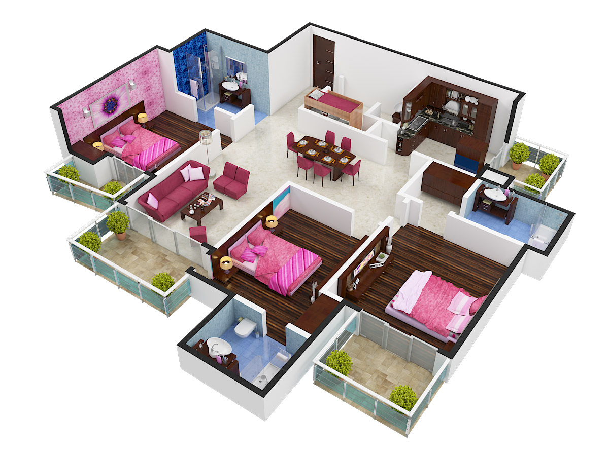 3DFloorPlan of Mapsko Casa Bella