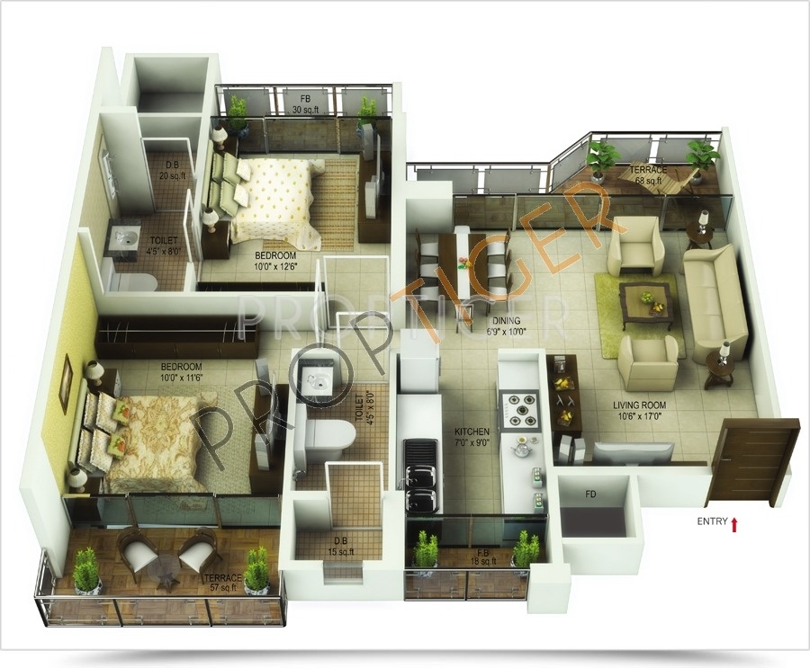 3DFloorPlan of Shah Kingdom