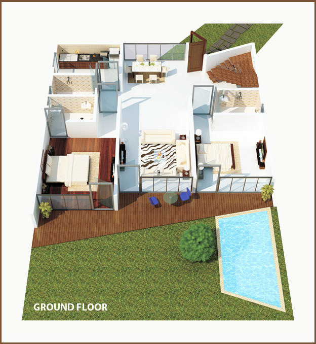 3DFloorPlan of Kavya Asteria