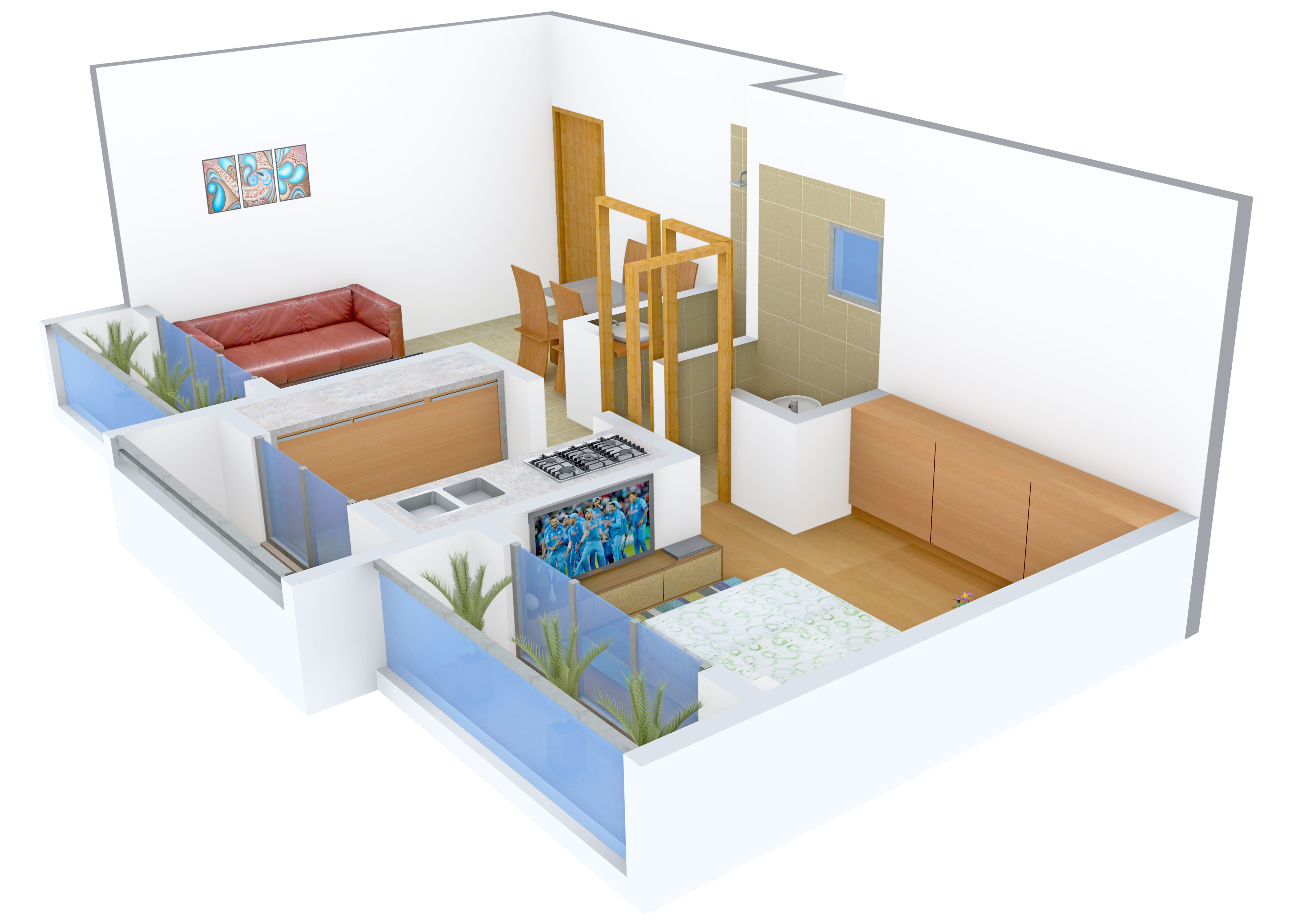3DFloorPlan of Arihant Aloki