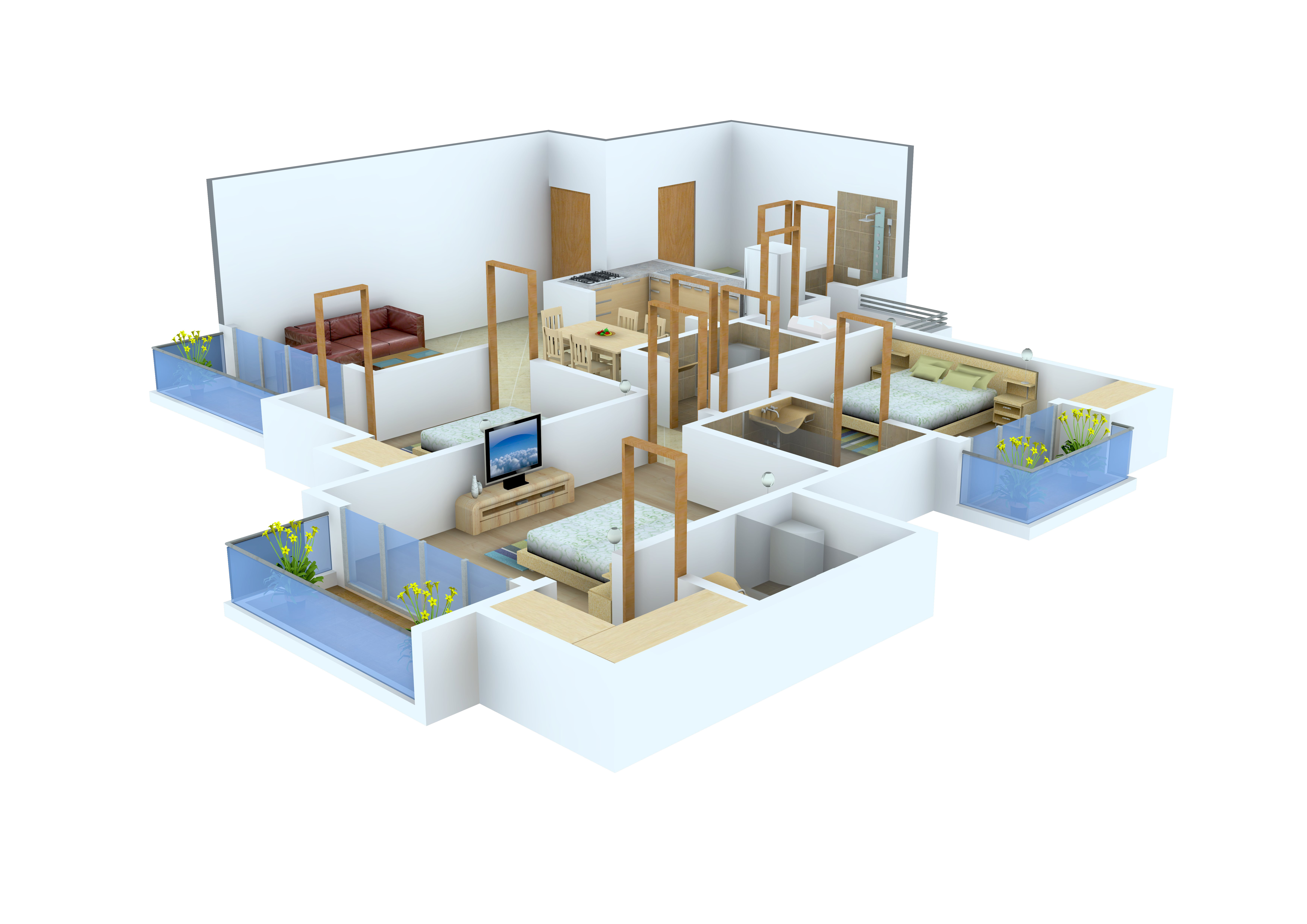 3DFloorPlan of ABA Cherry County