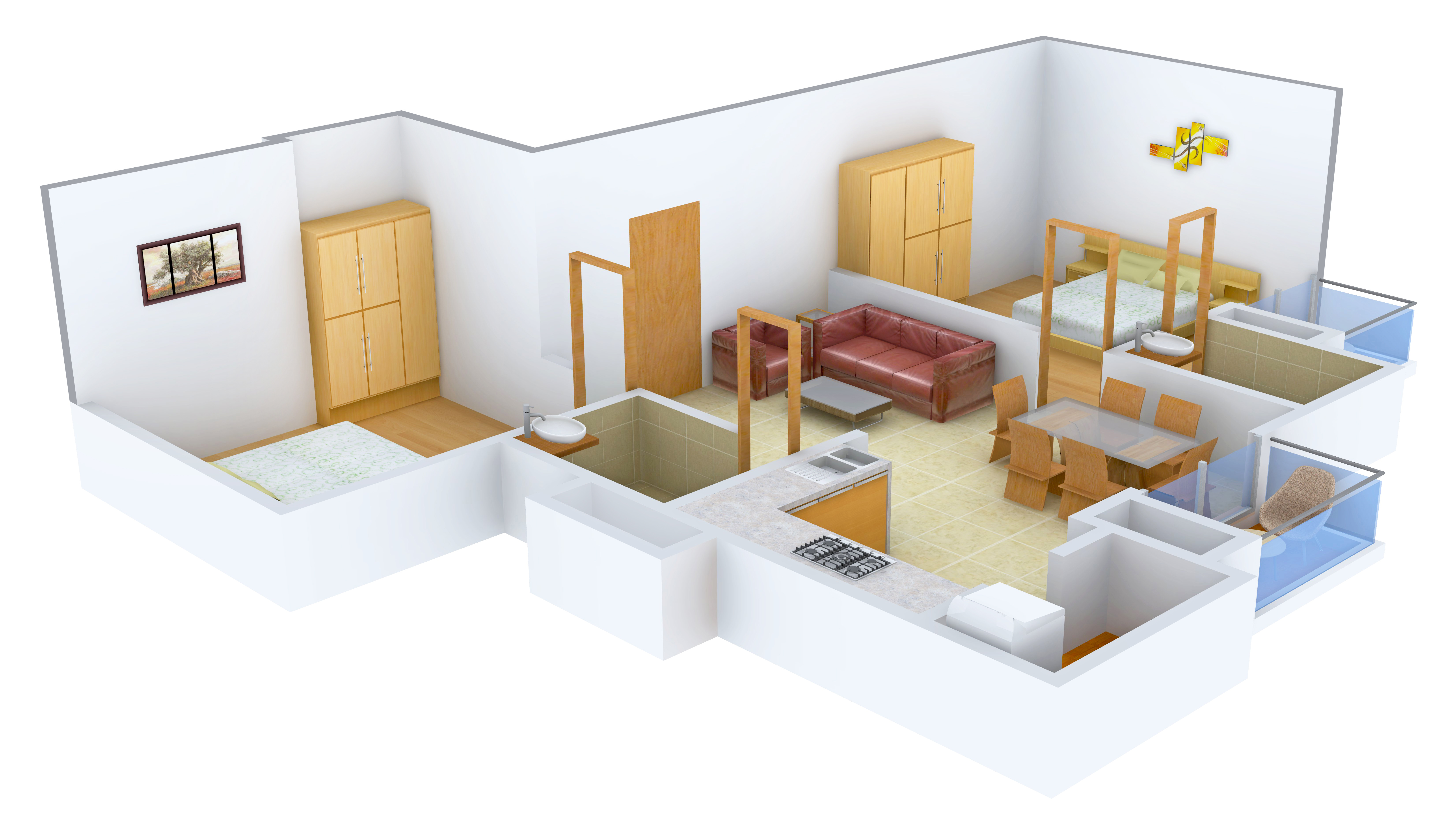 3DFloorPlan of Vahe Imperial Gardens