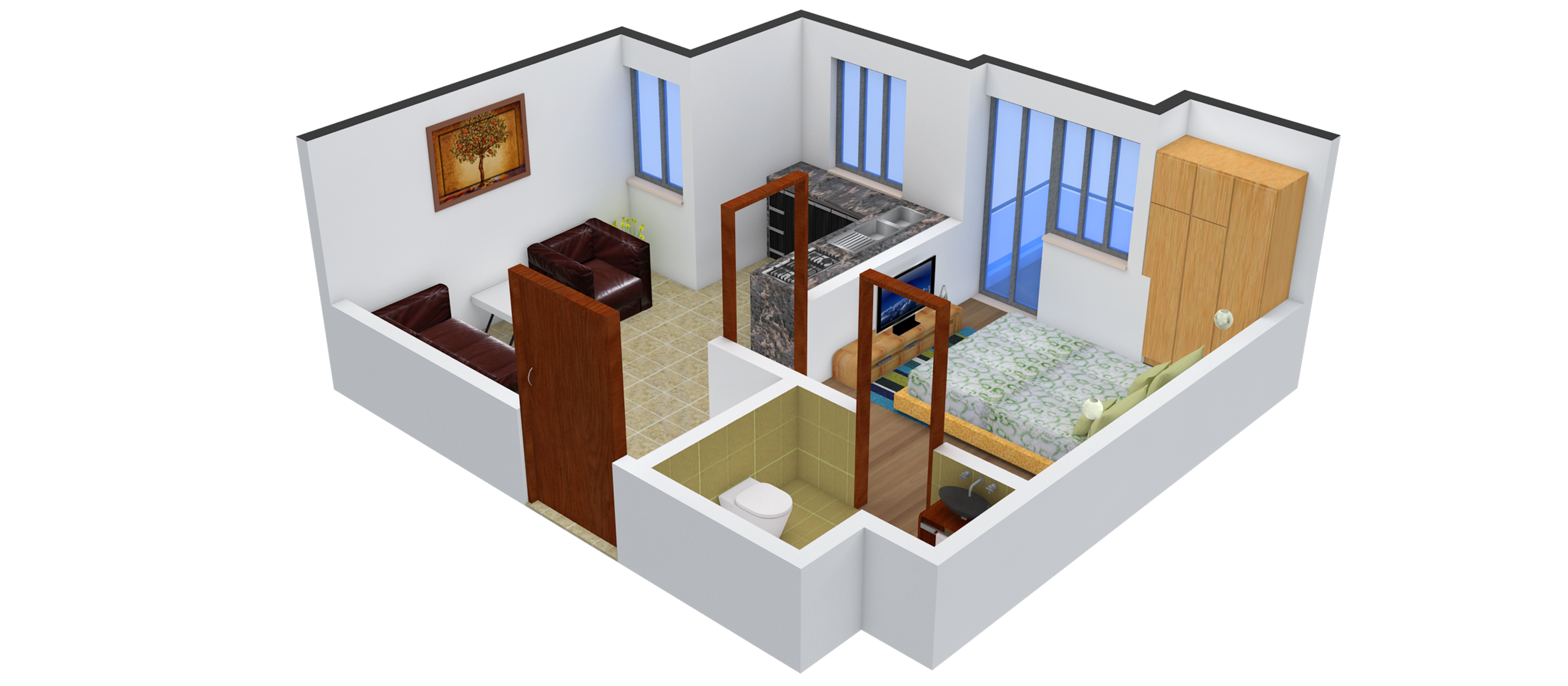 3DFloorPlan of Urbtech Xaviers