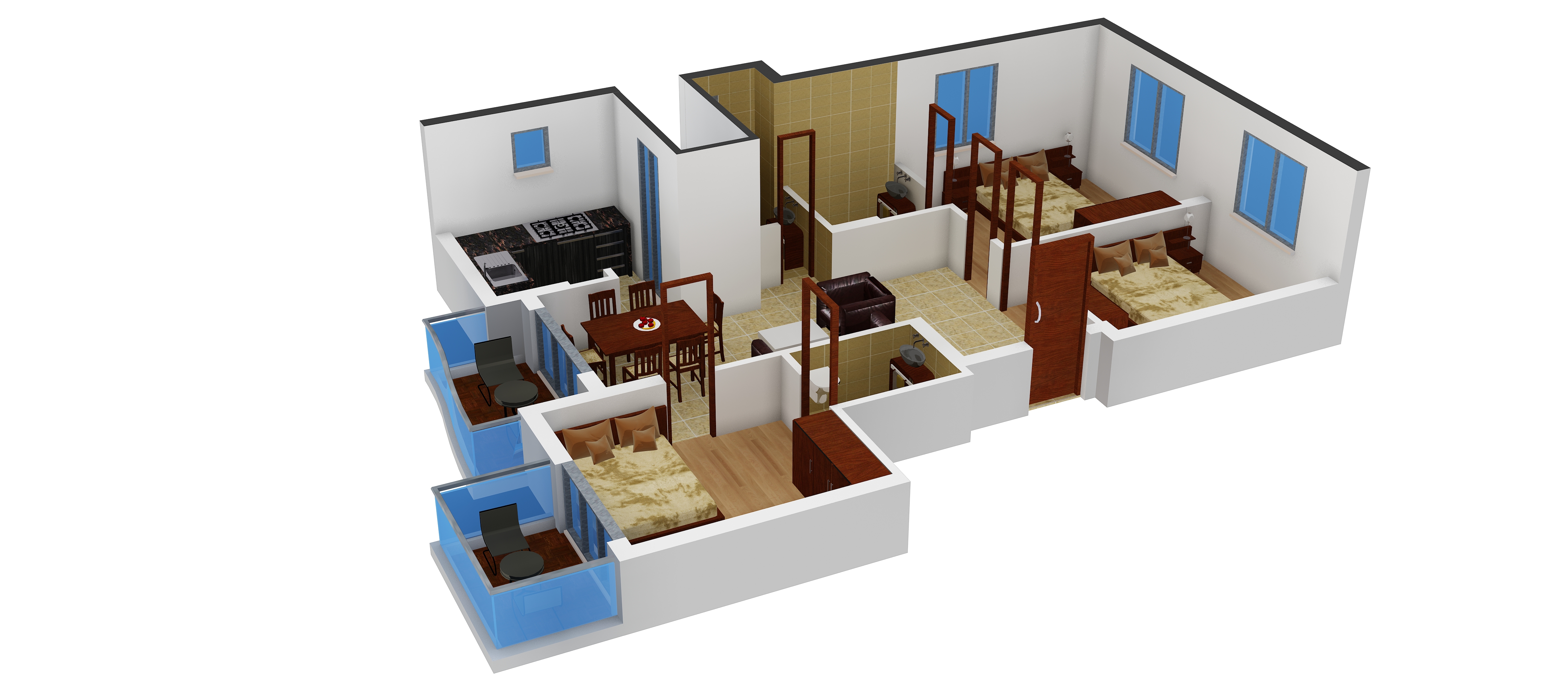 3DFloorPlan of Citilights Blessings