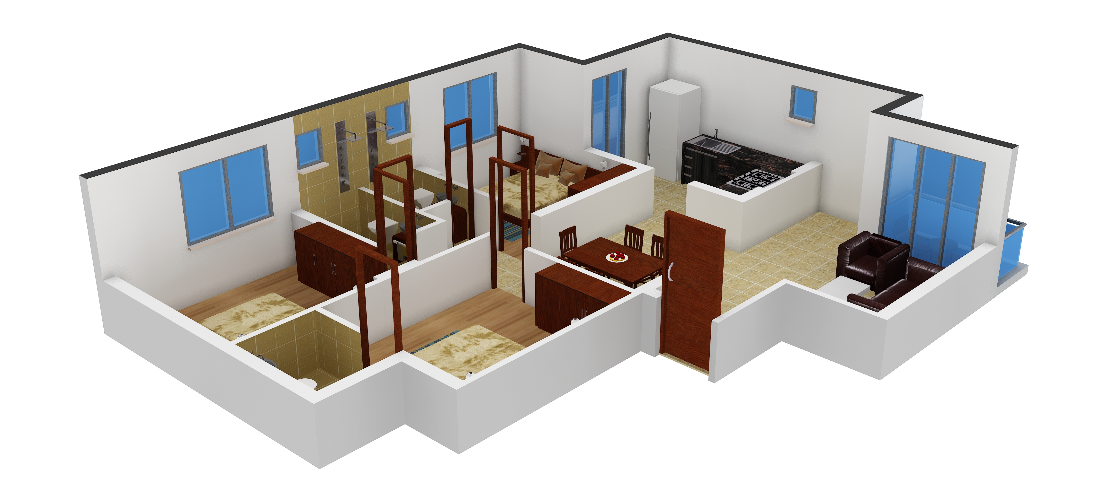 3DFloorPlan of Citilights Blessings