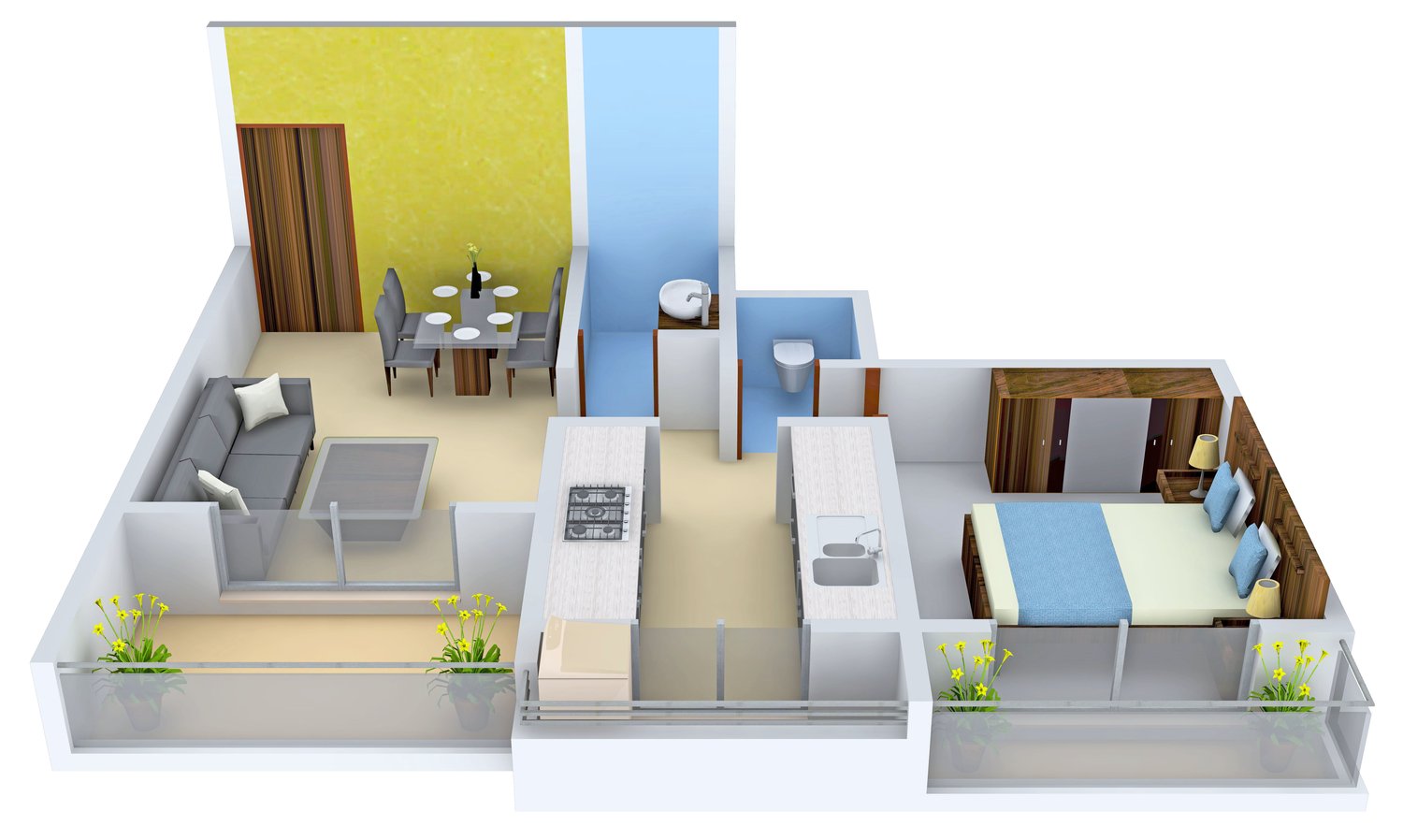 3DFloorPlan of Regency Sarvam