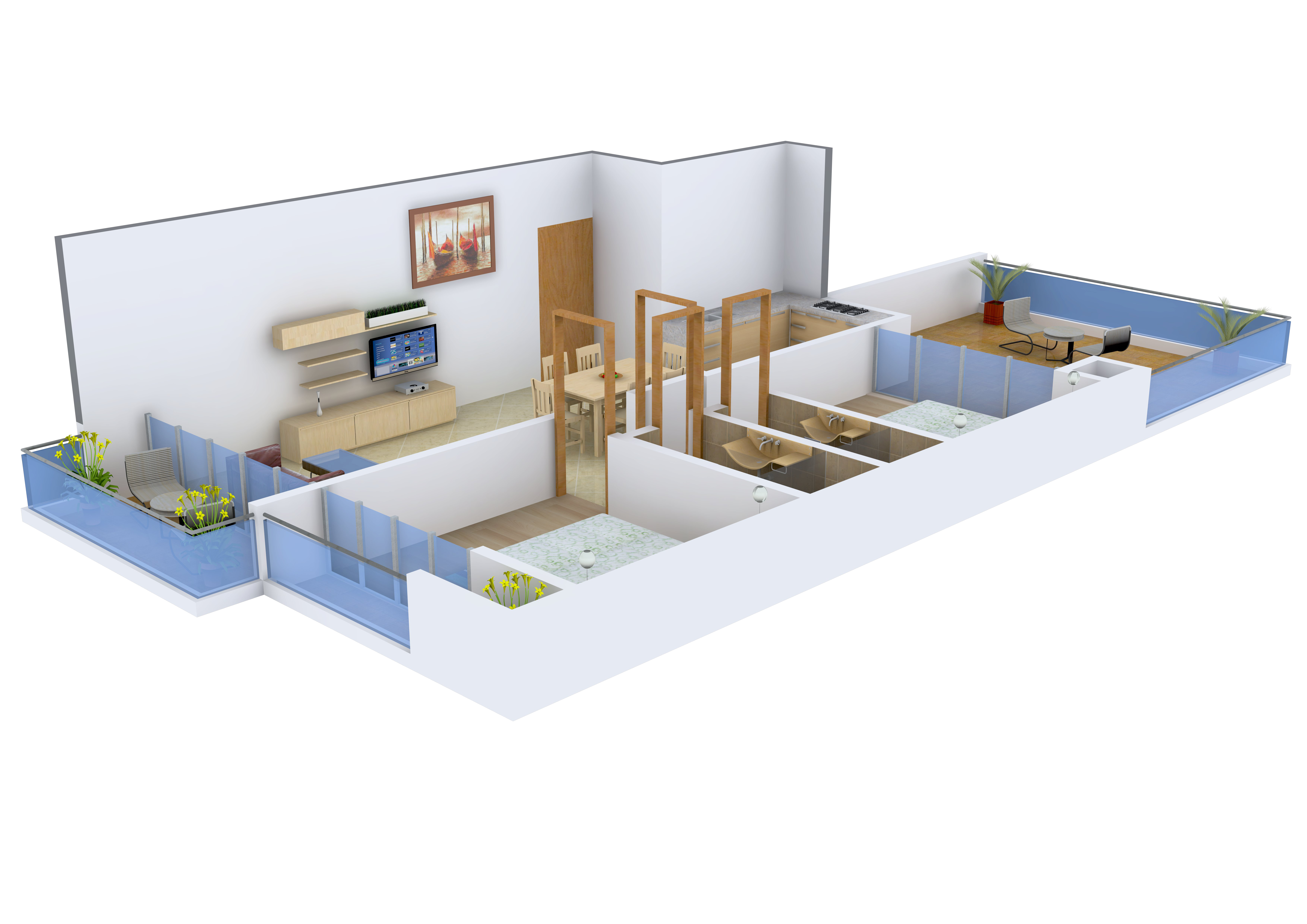 3DFloorPlan of Galaxy Shelter