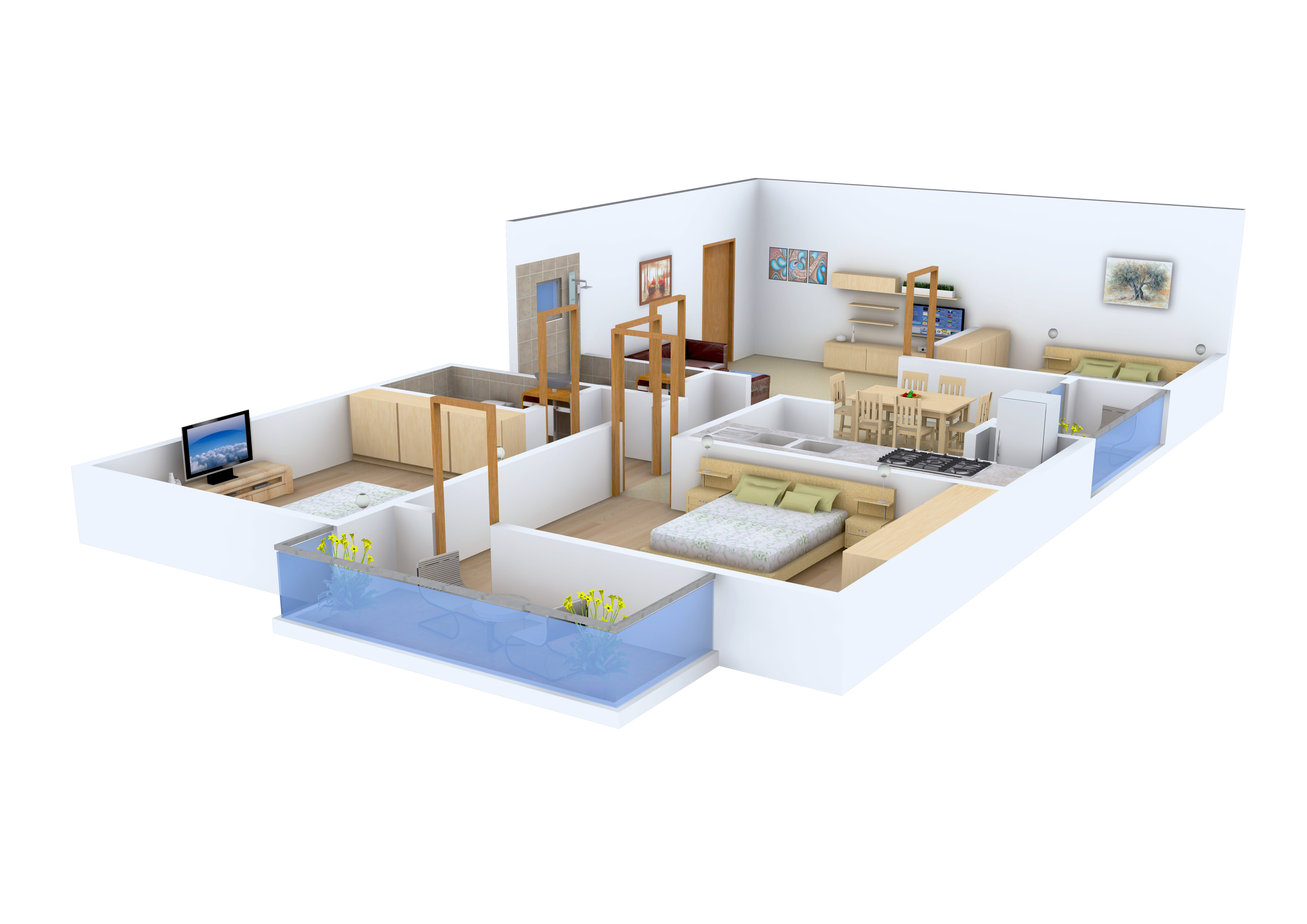 3DFloorPlan of Sai Lavender