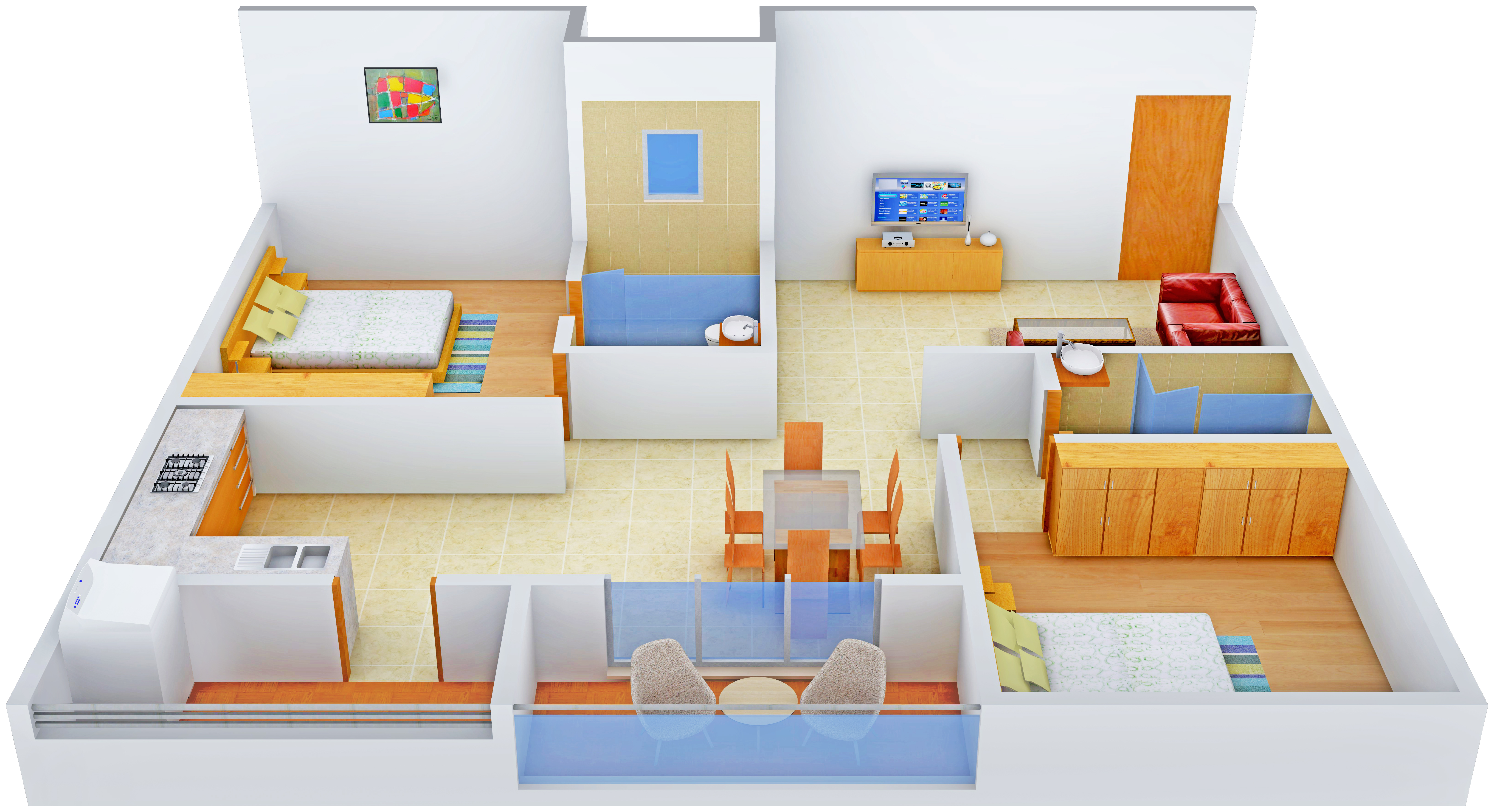 3DFloorPlan of Radiant Elitaire