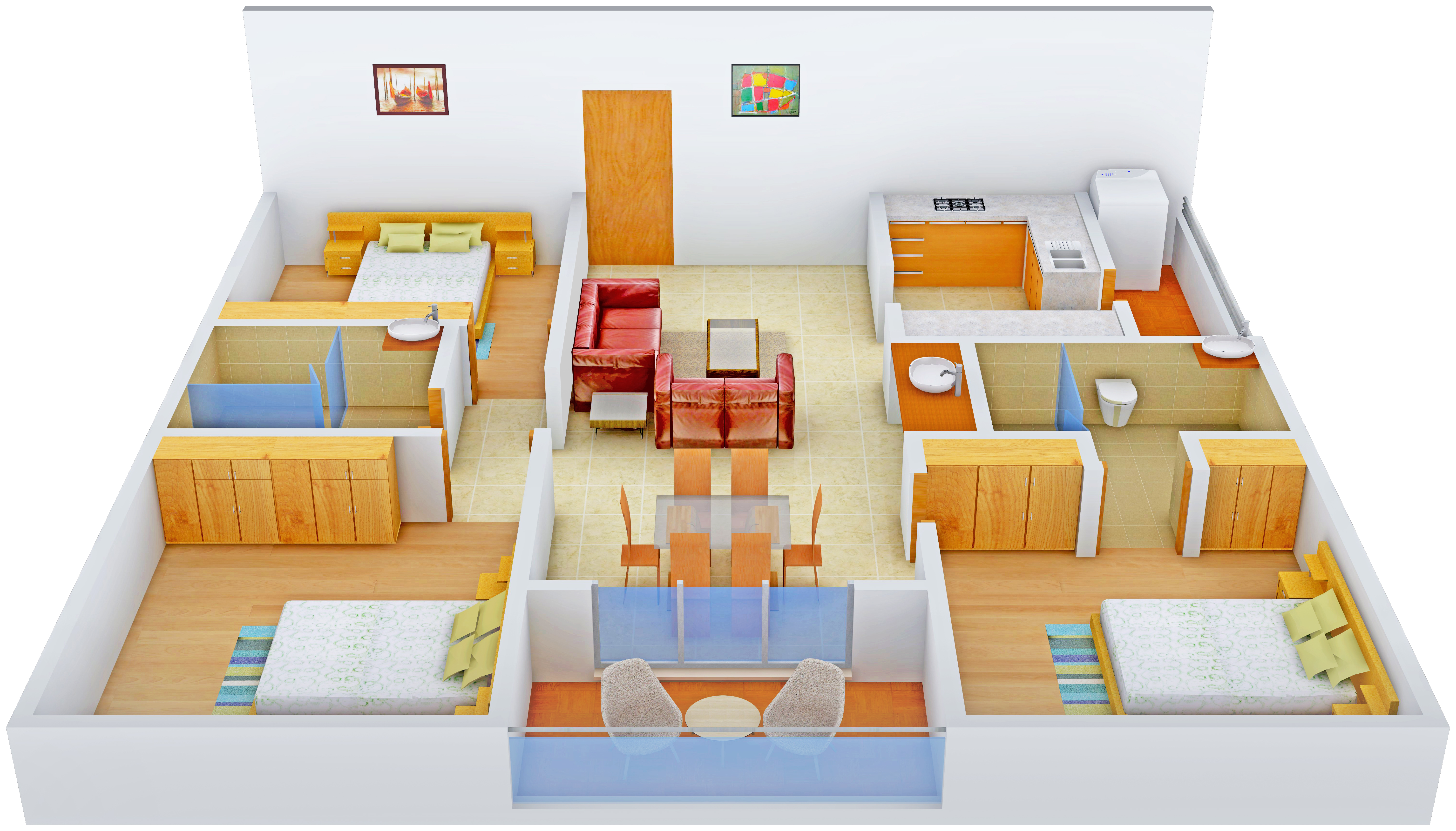 3DFloorPlan of Radiant Elitaire
