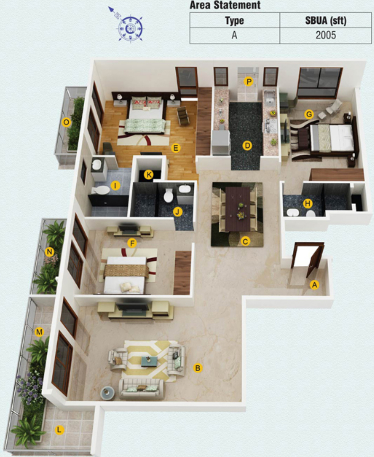 3D Floor Plan 3D Floor Plan
