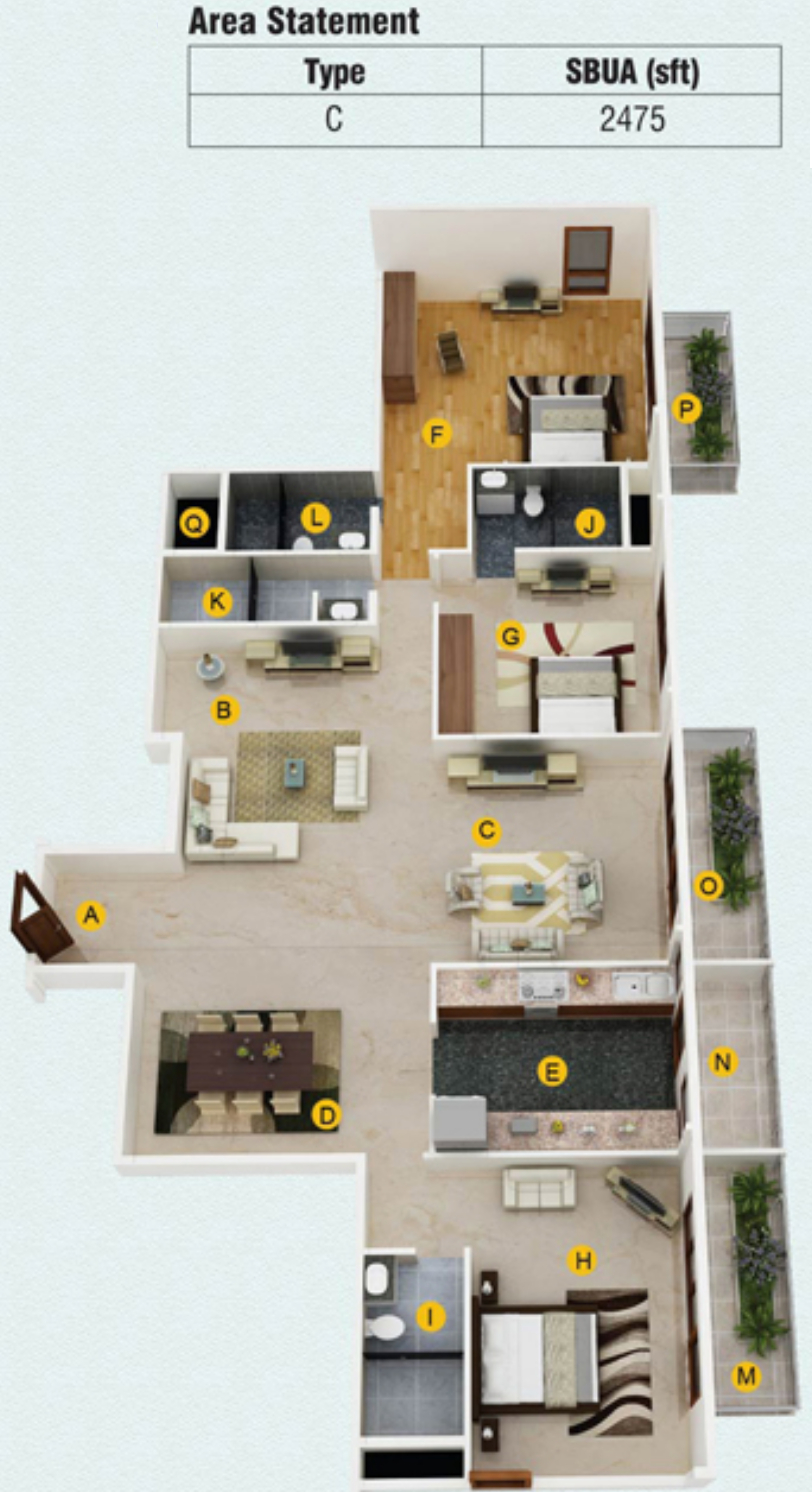 3D Floor Plan 3D Floor Plan