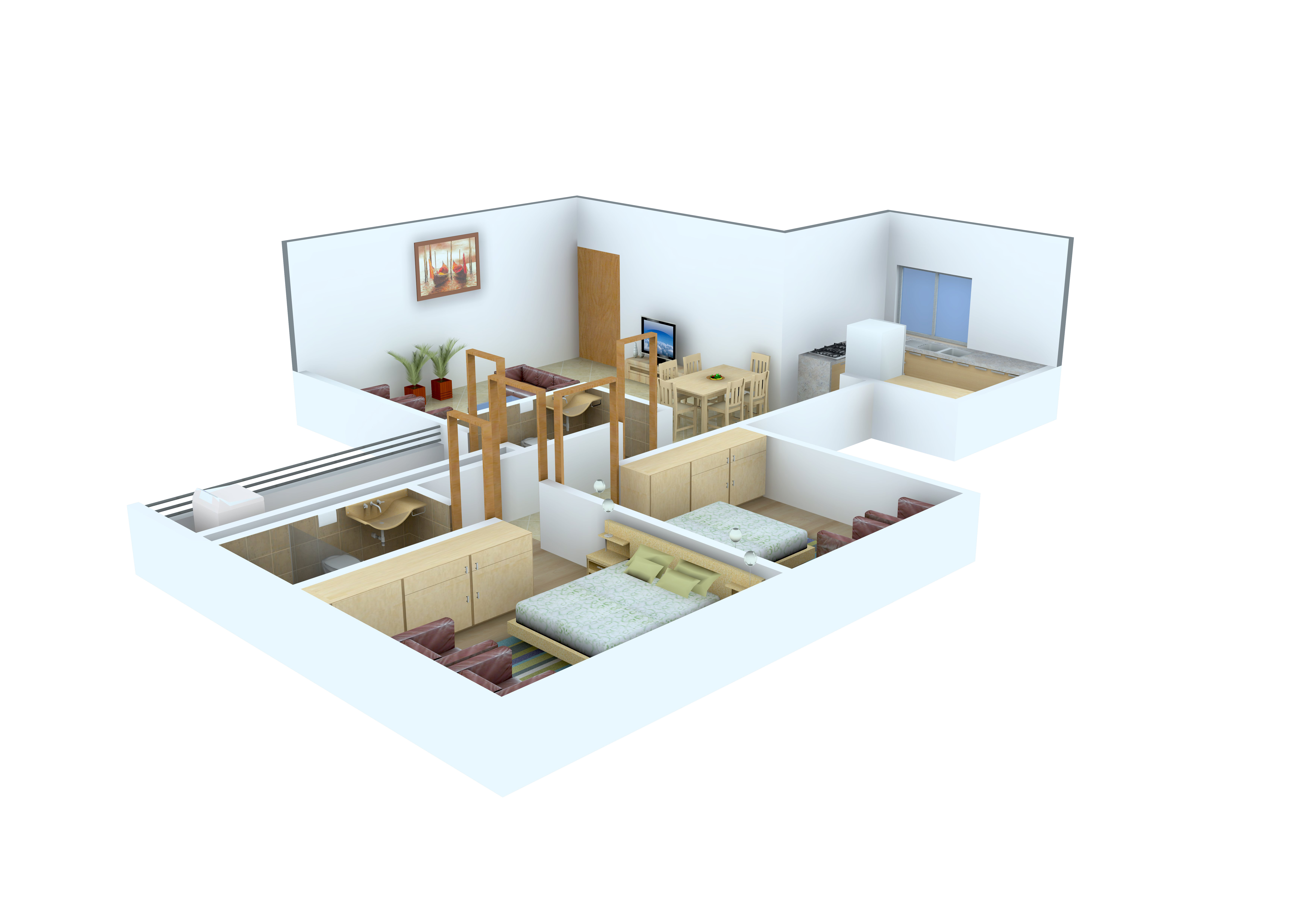 3DFloorPlan of The Baya Park