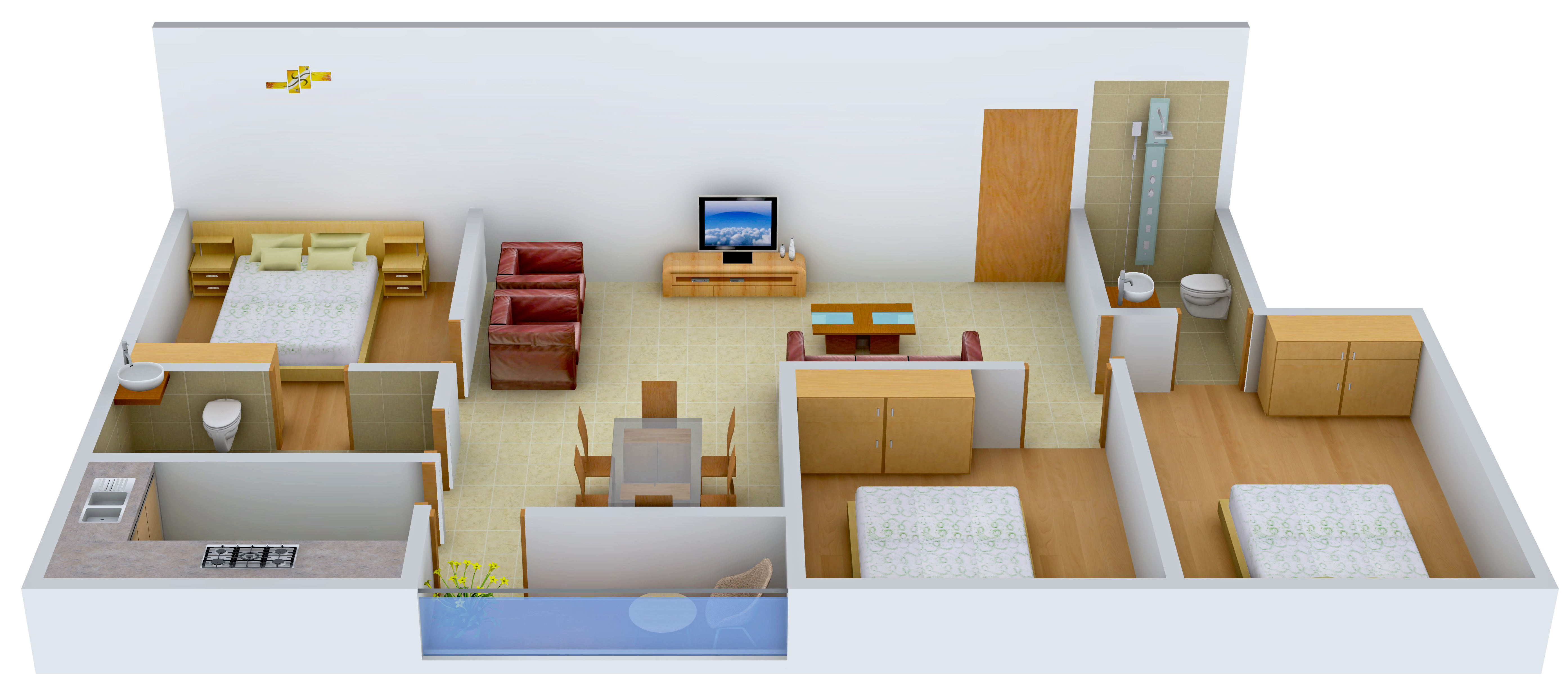 3DFloorPlan of Shravanthi Alpyne