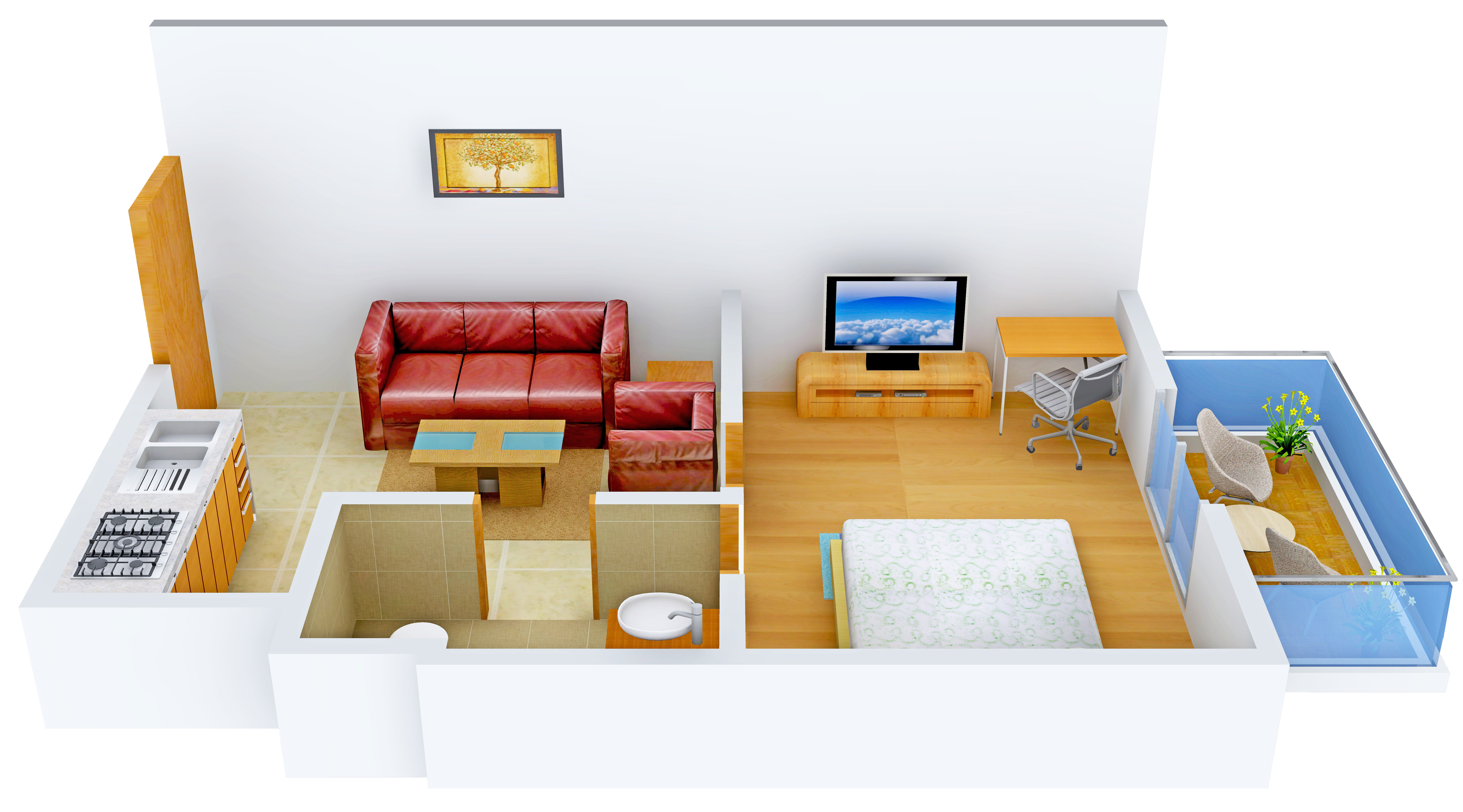 3DFloorPlan of Plus Senate Court