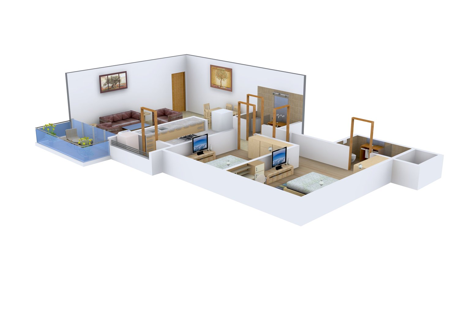 3DFloorPlan of Kohinoor City