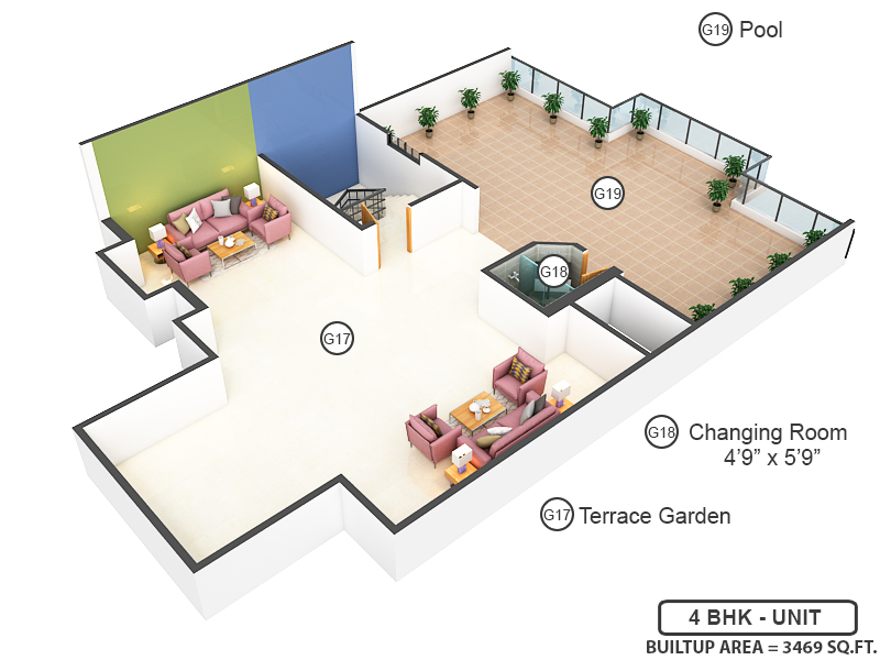 Terrace Floor Plan Terrace Floor Plan