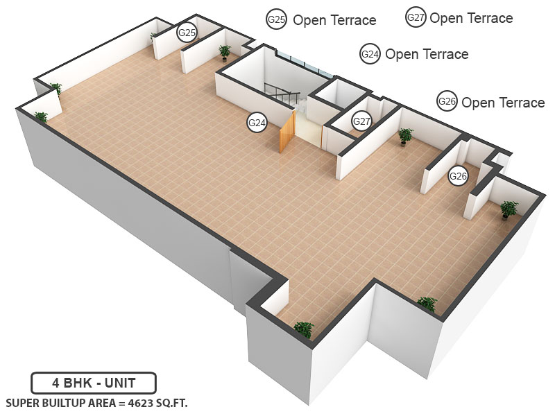 3DFloorPlan of Olympia Panache