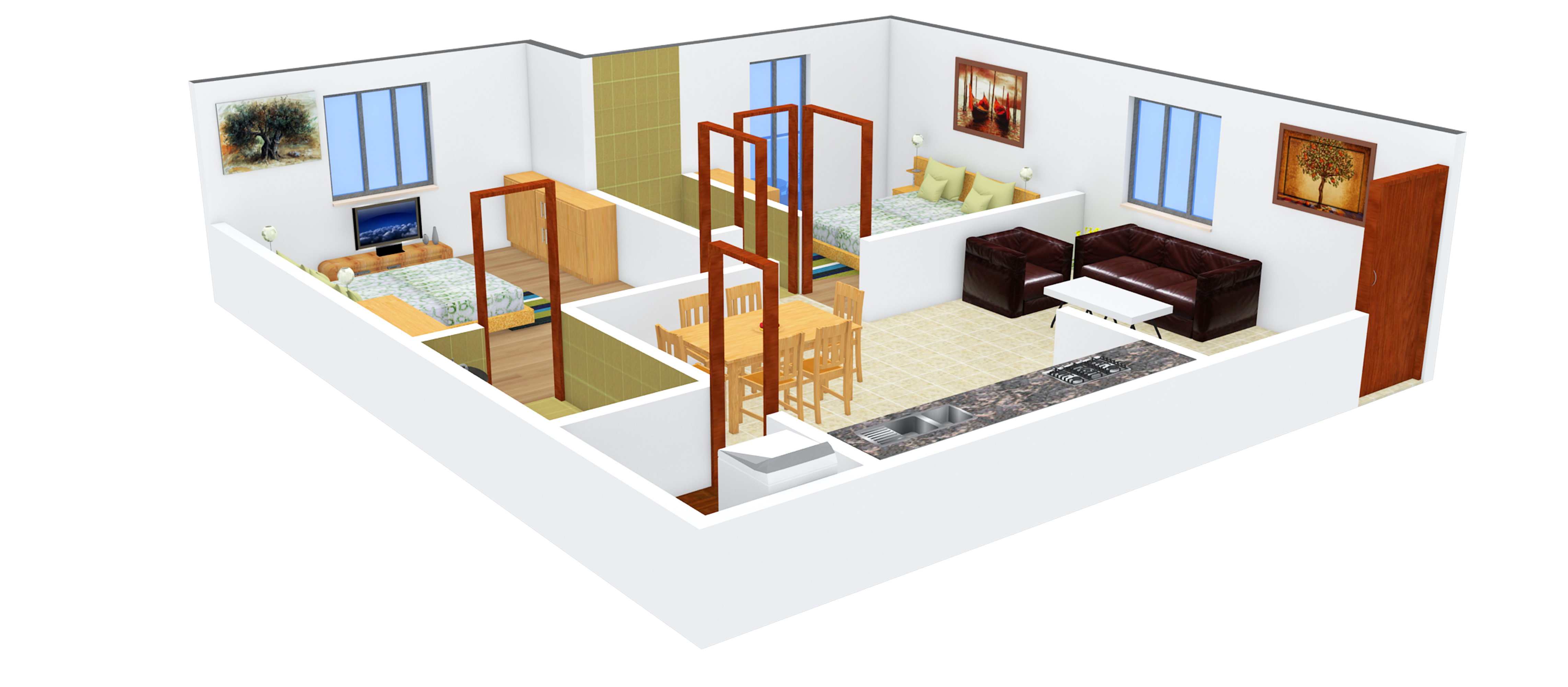 3DFloorPlan of Vasavi Pearl