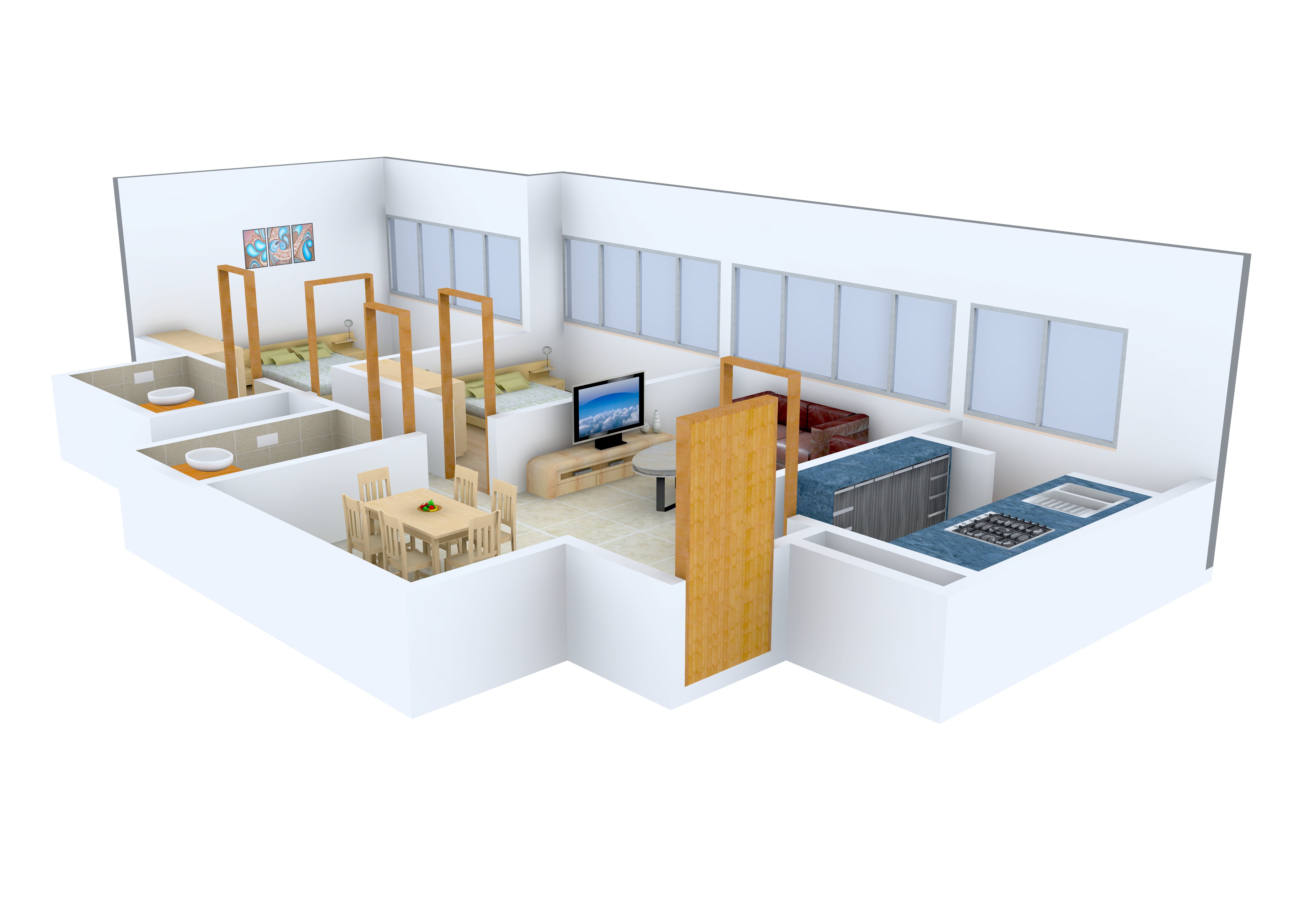 3DFloorPlan of Lushlife The OVO Life