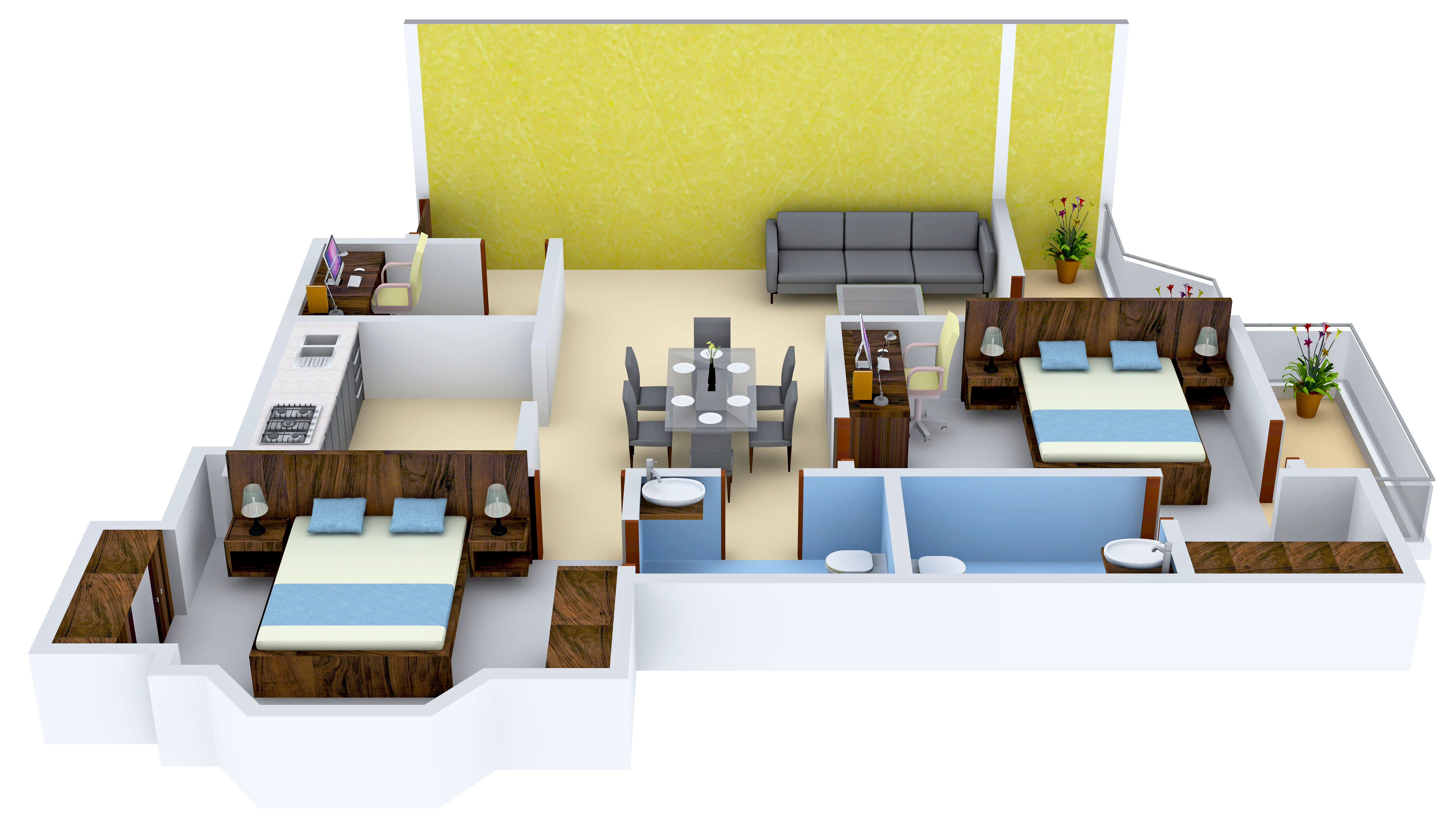 3DFloorPlan of BDI Sunshine City