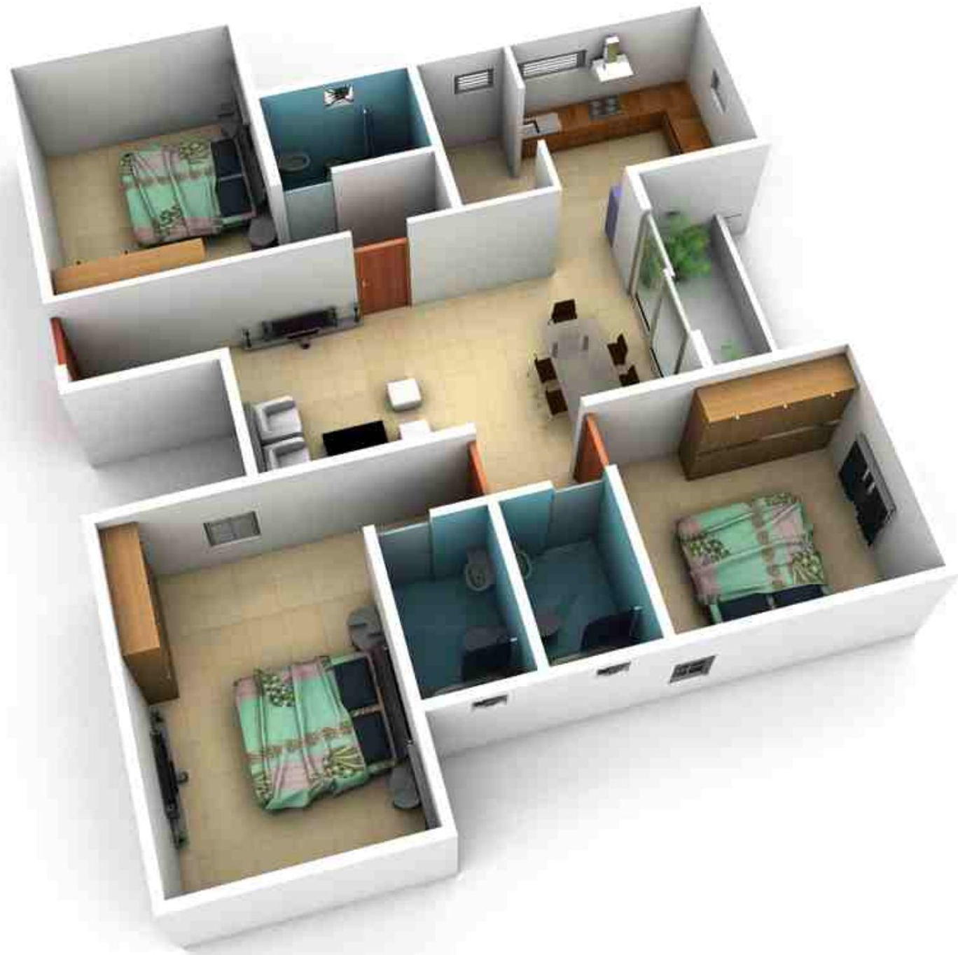 3DFloorPlan of Bluejay Aston