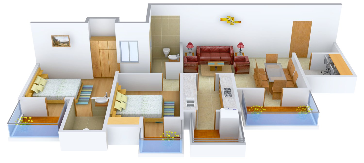 3DFloorPlan of Divine Presidia Heights