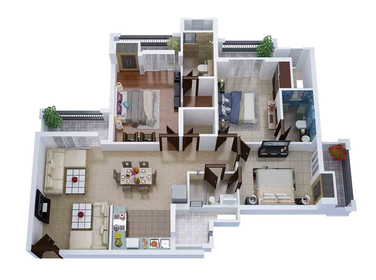 3DFloorPlan of Civitech Stadia
