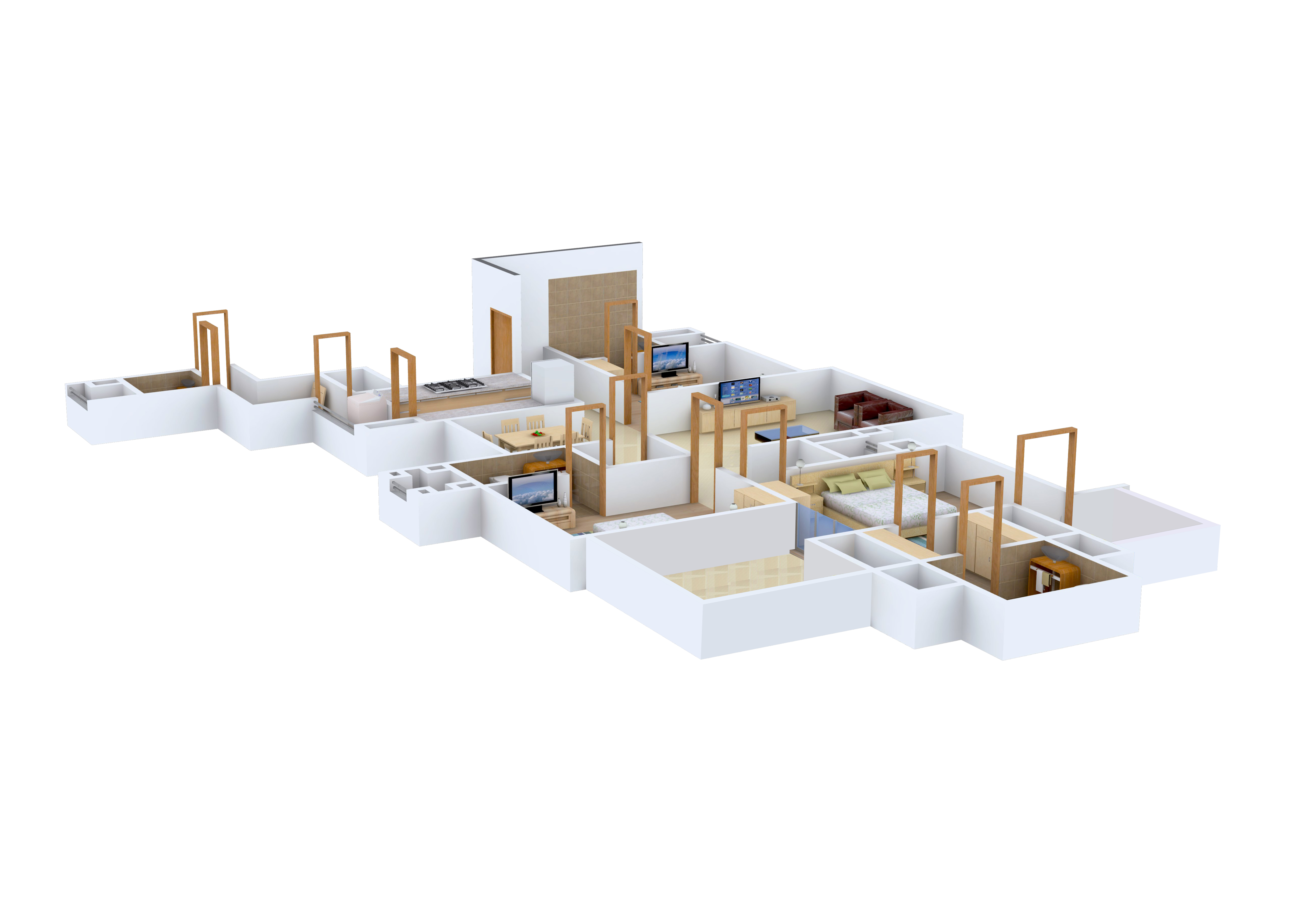 3DFloorPlan of Radius One Aquaria