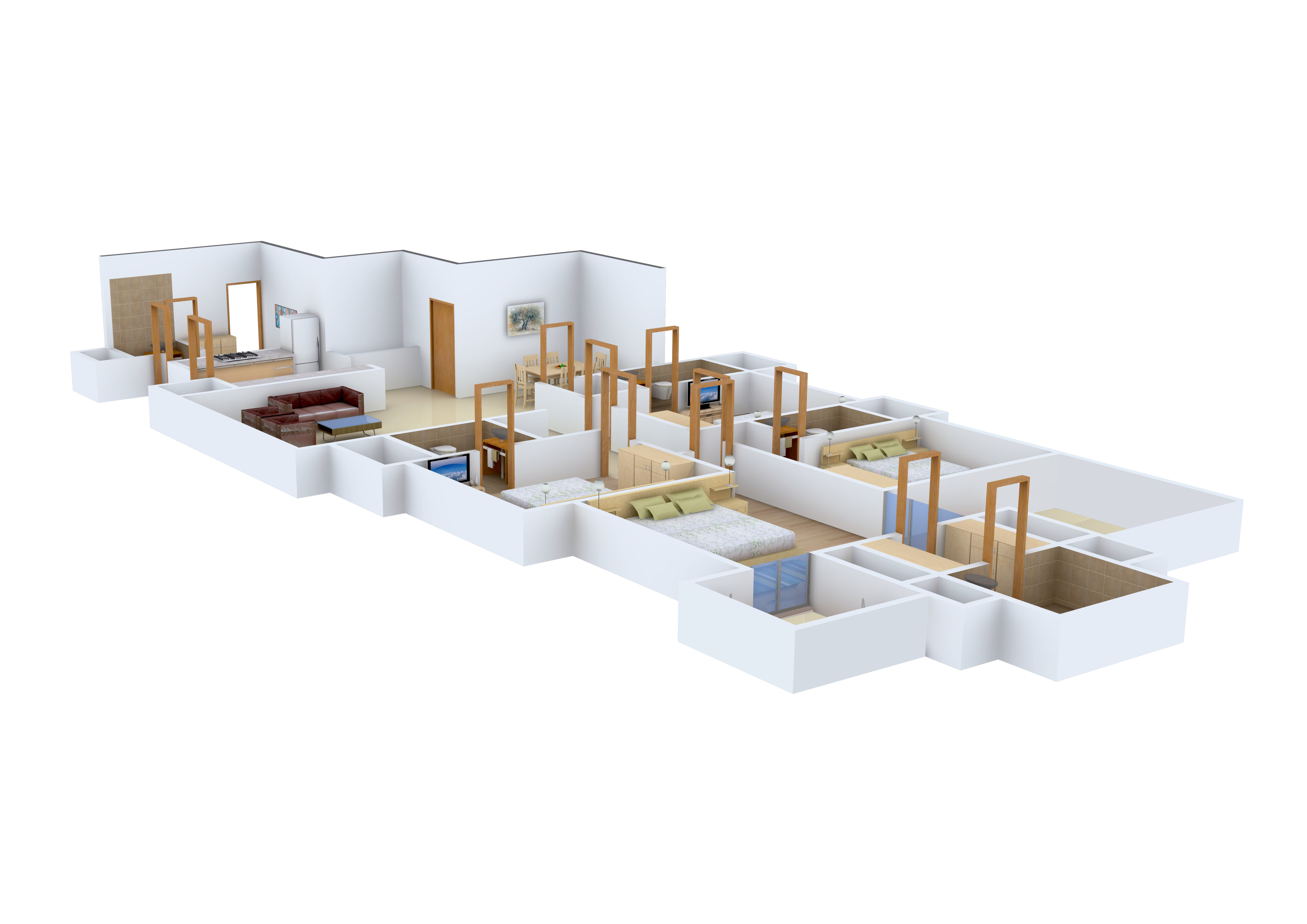 3DFloorPlan of Radius One Aquaria