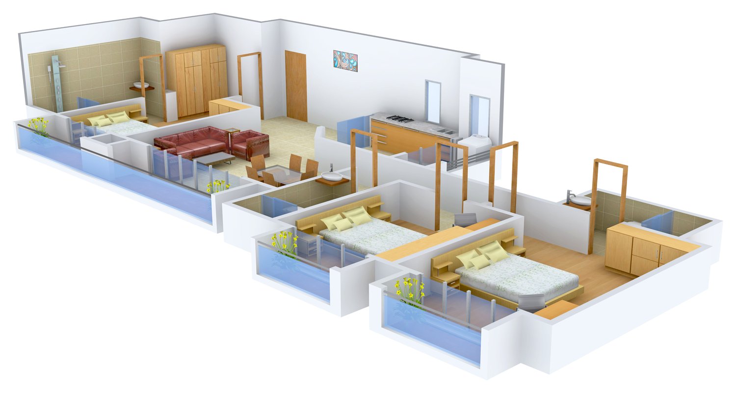 3DFloorPlan of Happy Jade Gardens