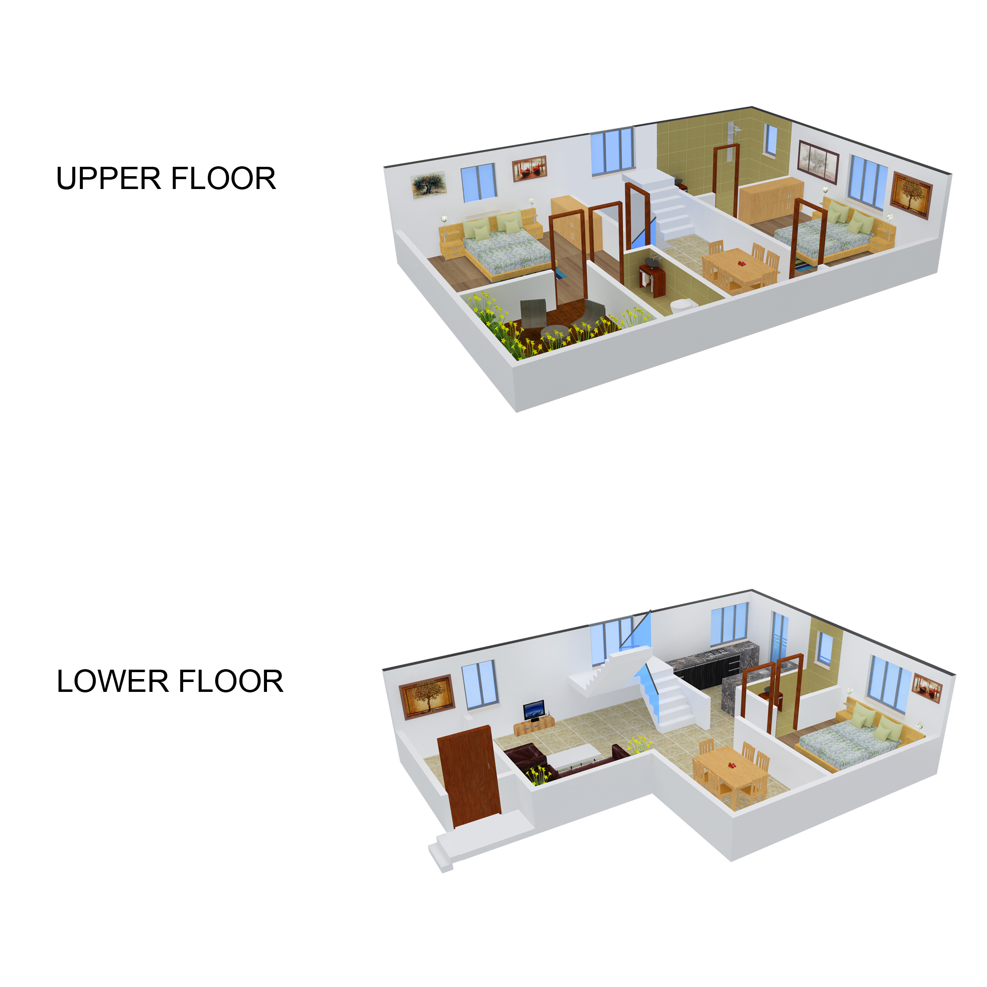 3DFloorPlan of Fairyland Sai Residency