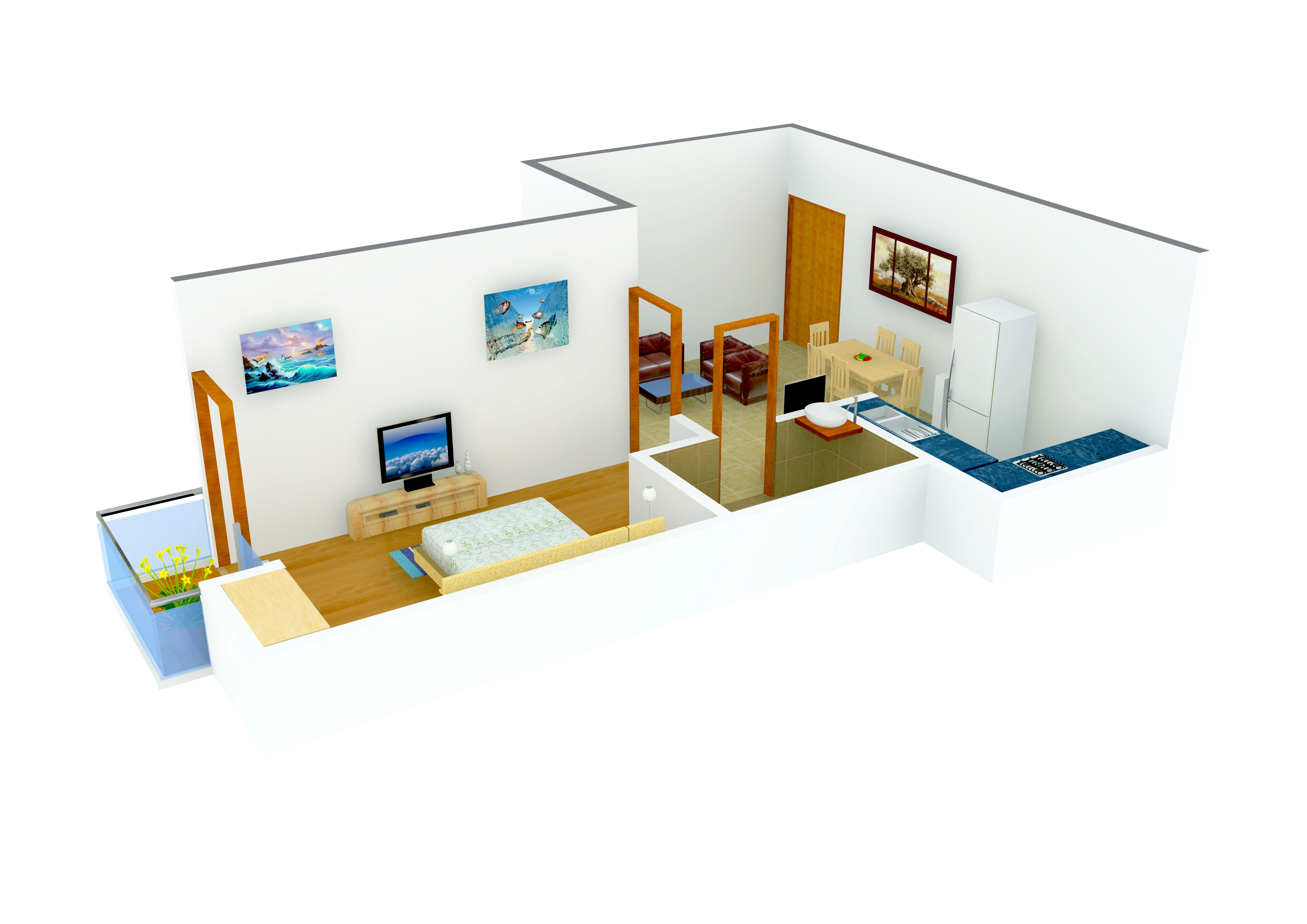 3DFloorPlan of Land Craft River Heights