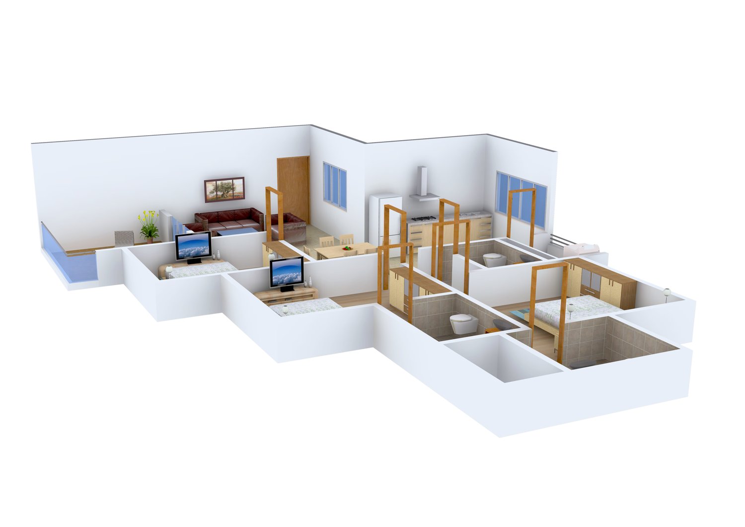 3DFloorPlan of Regent 20 Classic