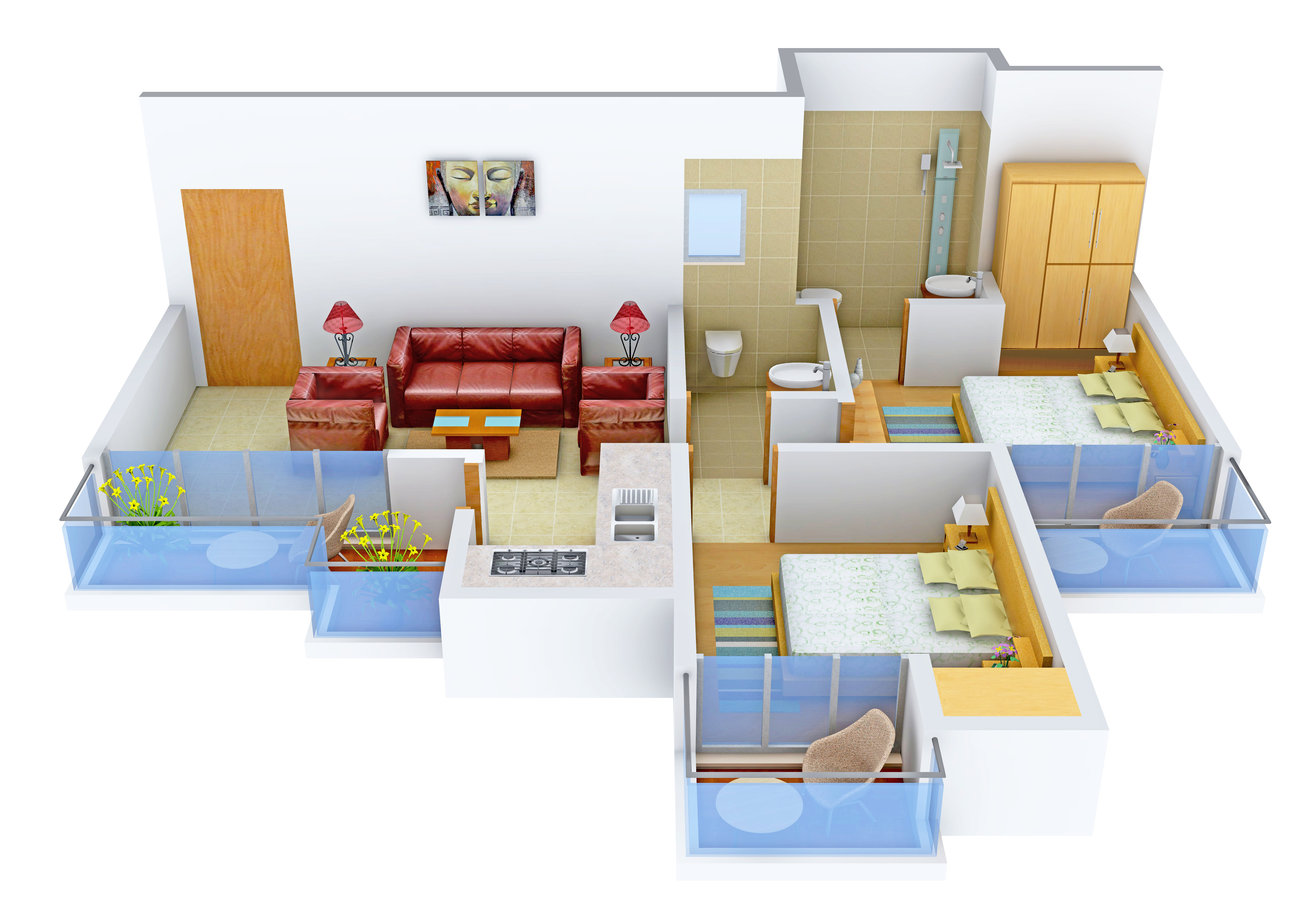 3DFloorPlan of KVD Wind Park