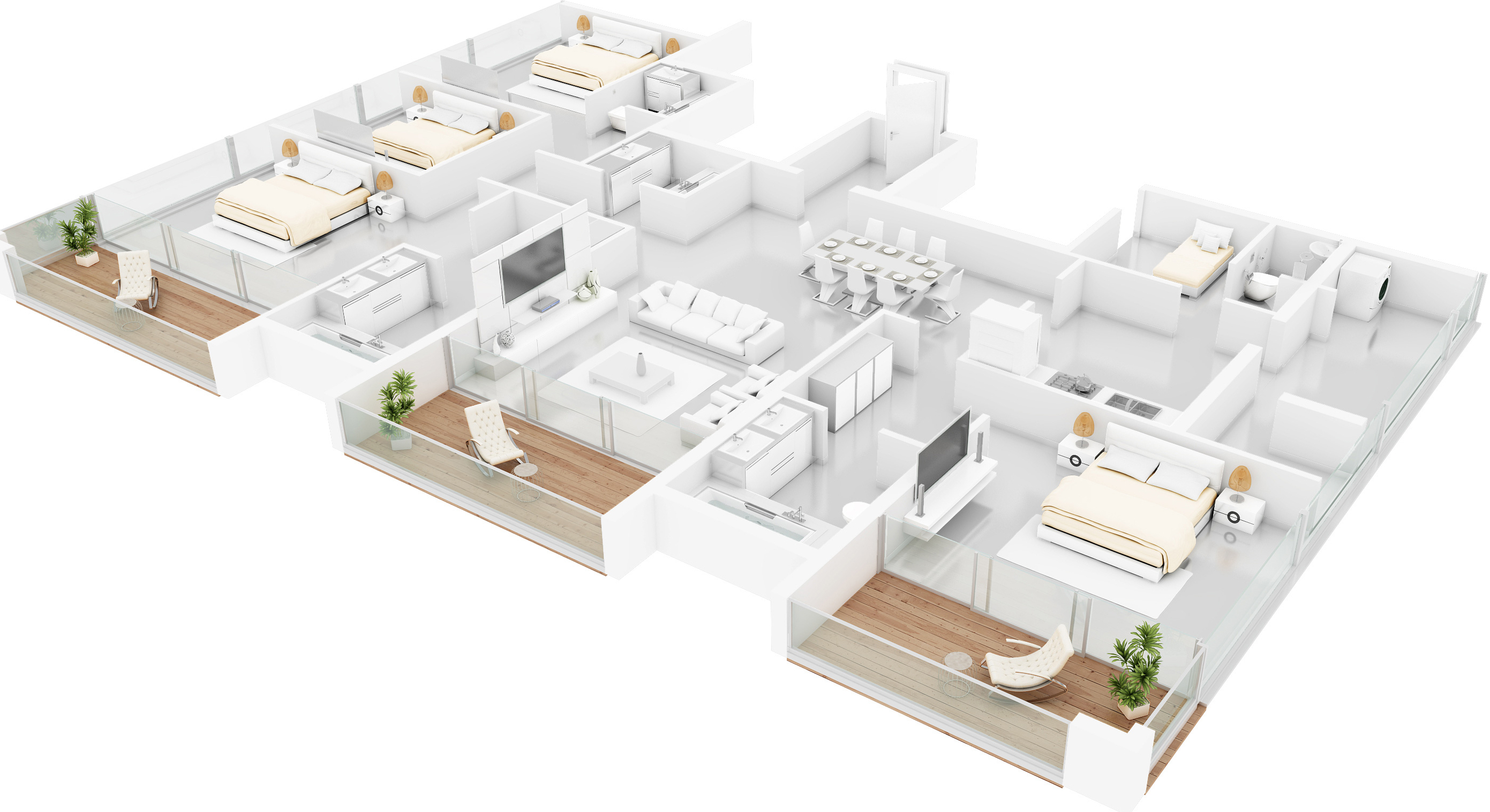 3DFloorPlan of Godrej Platinum