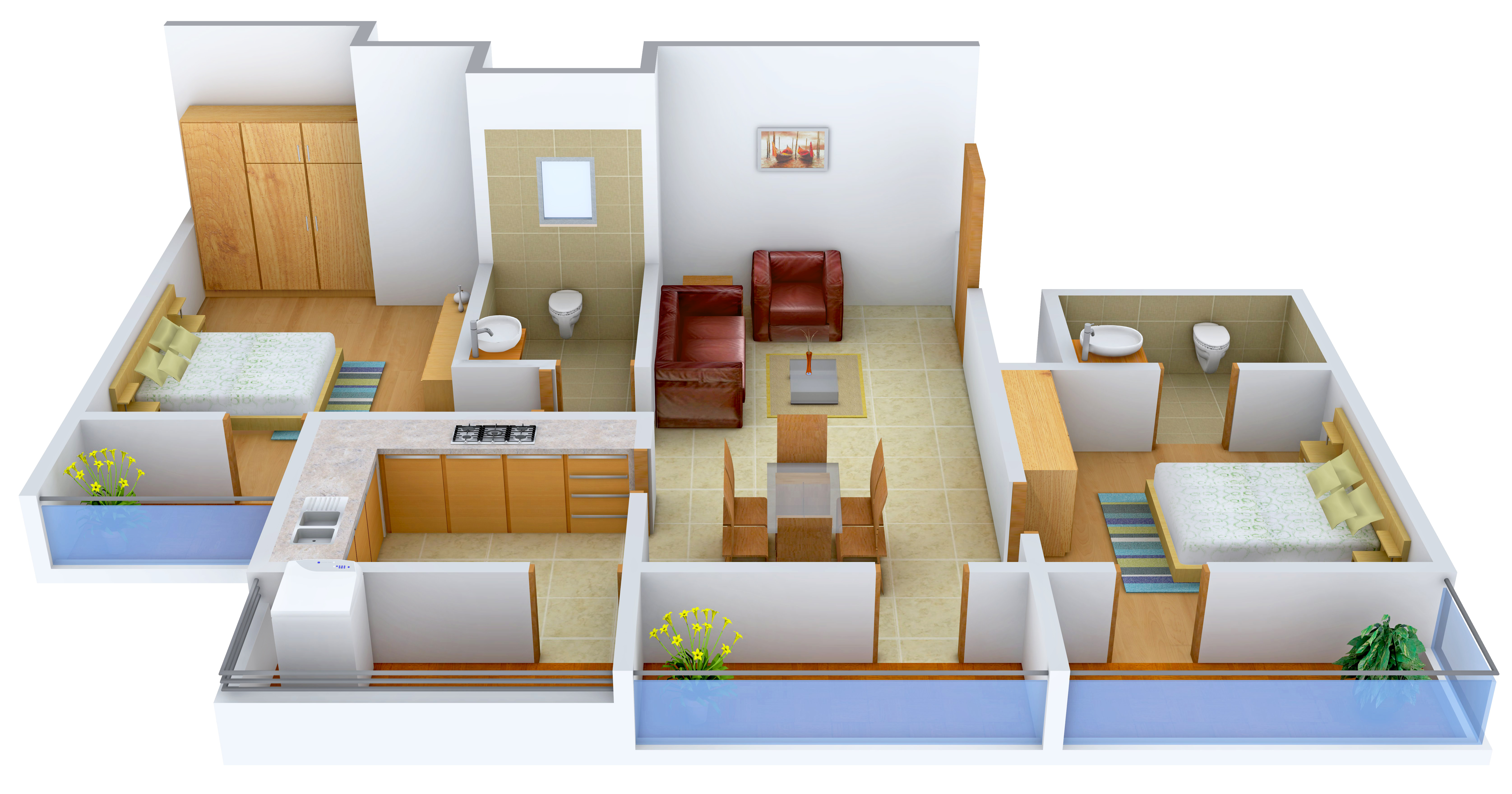 3DFloorPlan of Intact Avenue
