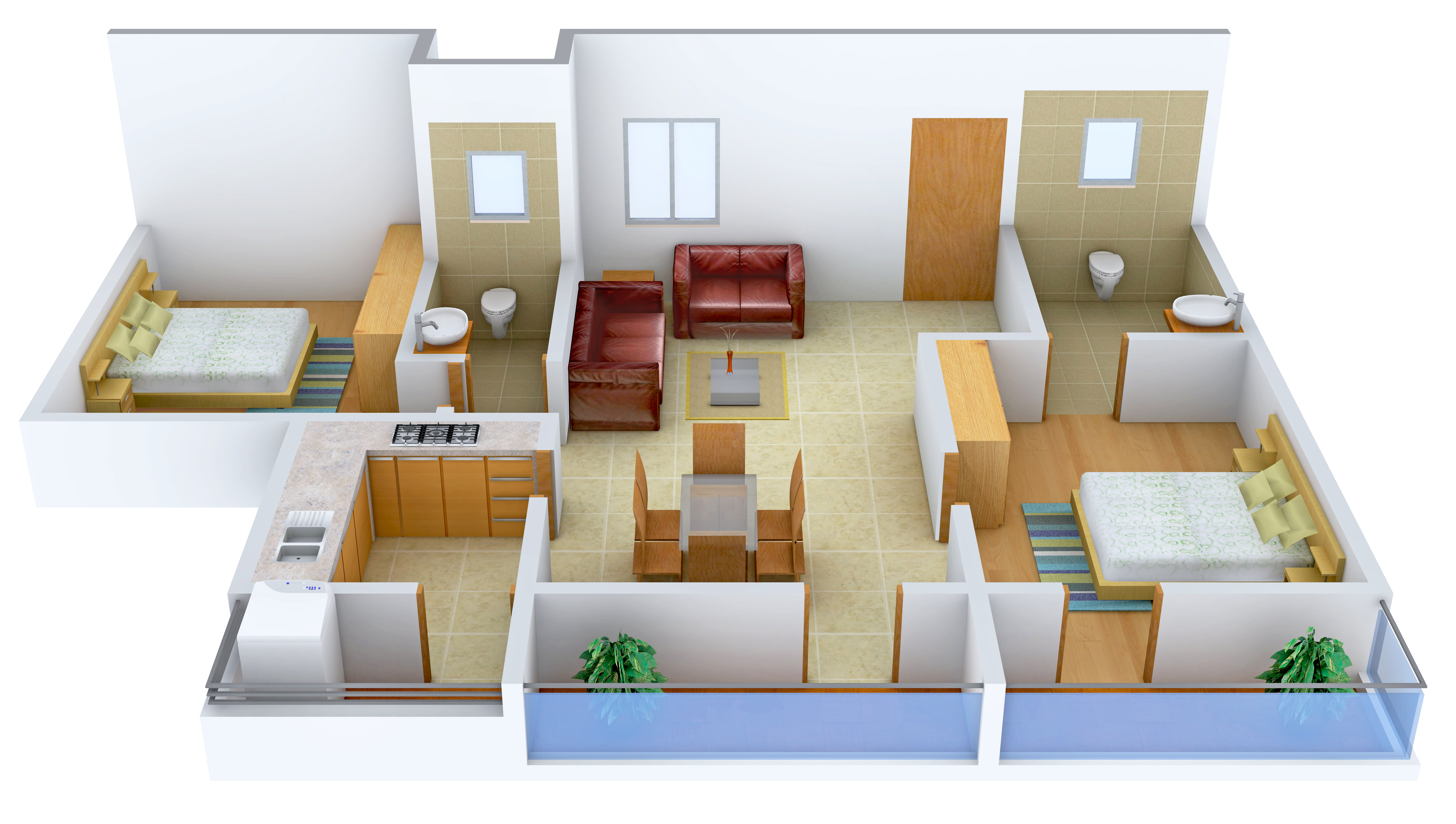 3DFloorPlan of Intact Avenue