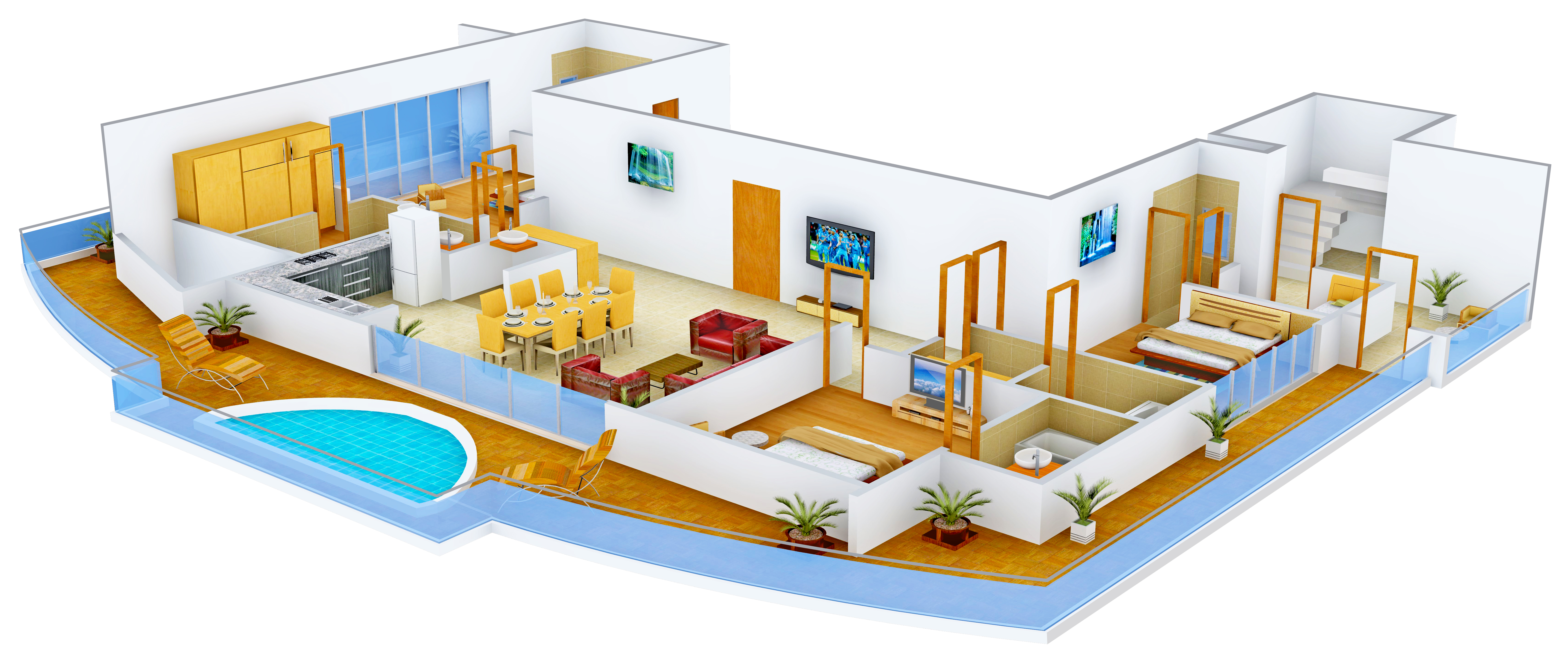 3DFloorPlan of Brys Buzz
