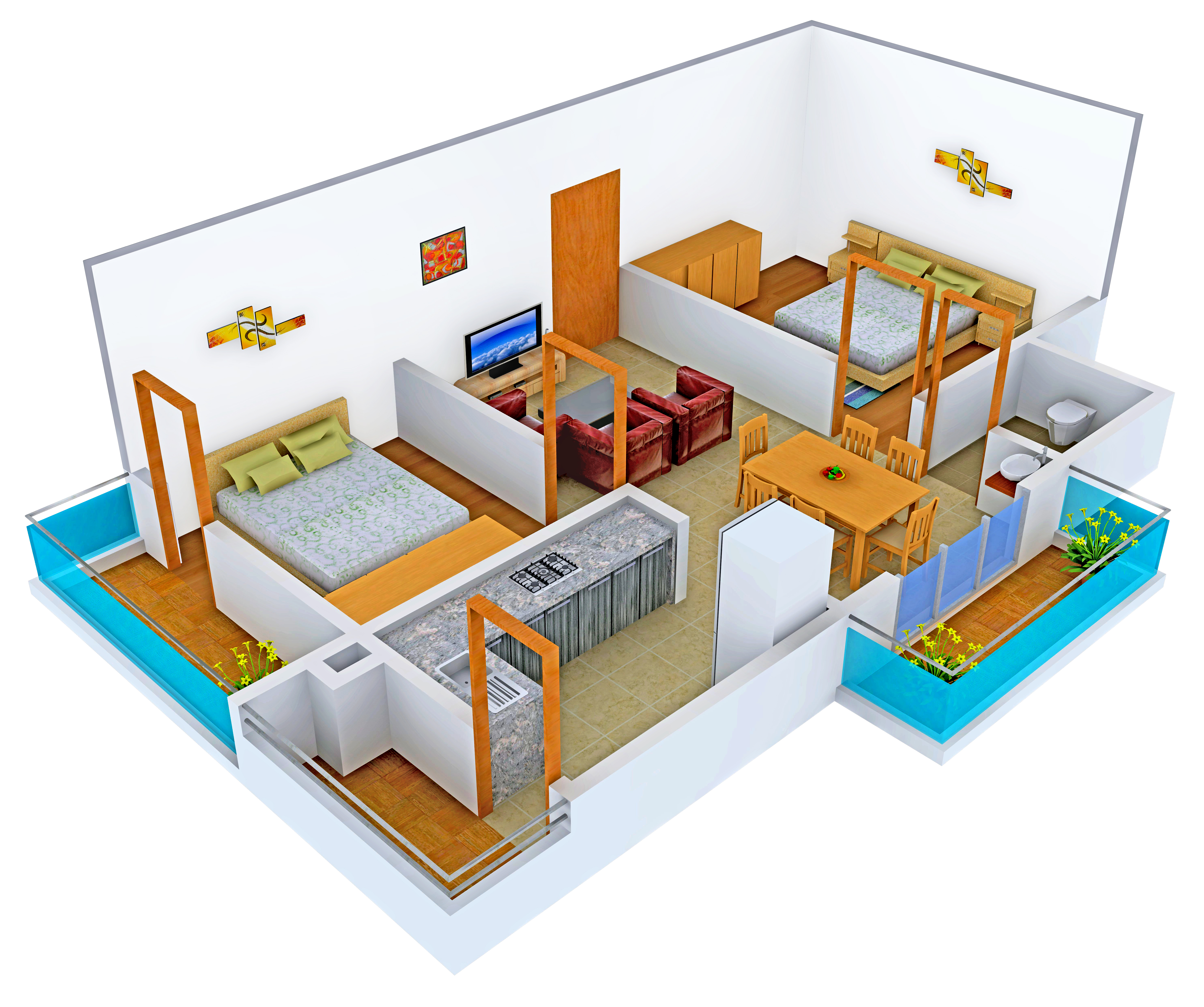 3DFloorPlan of Oceanus Viola