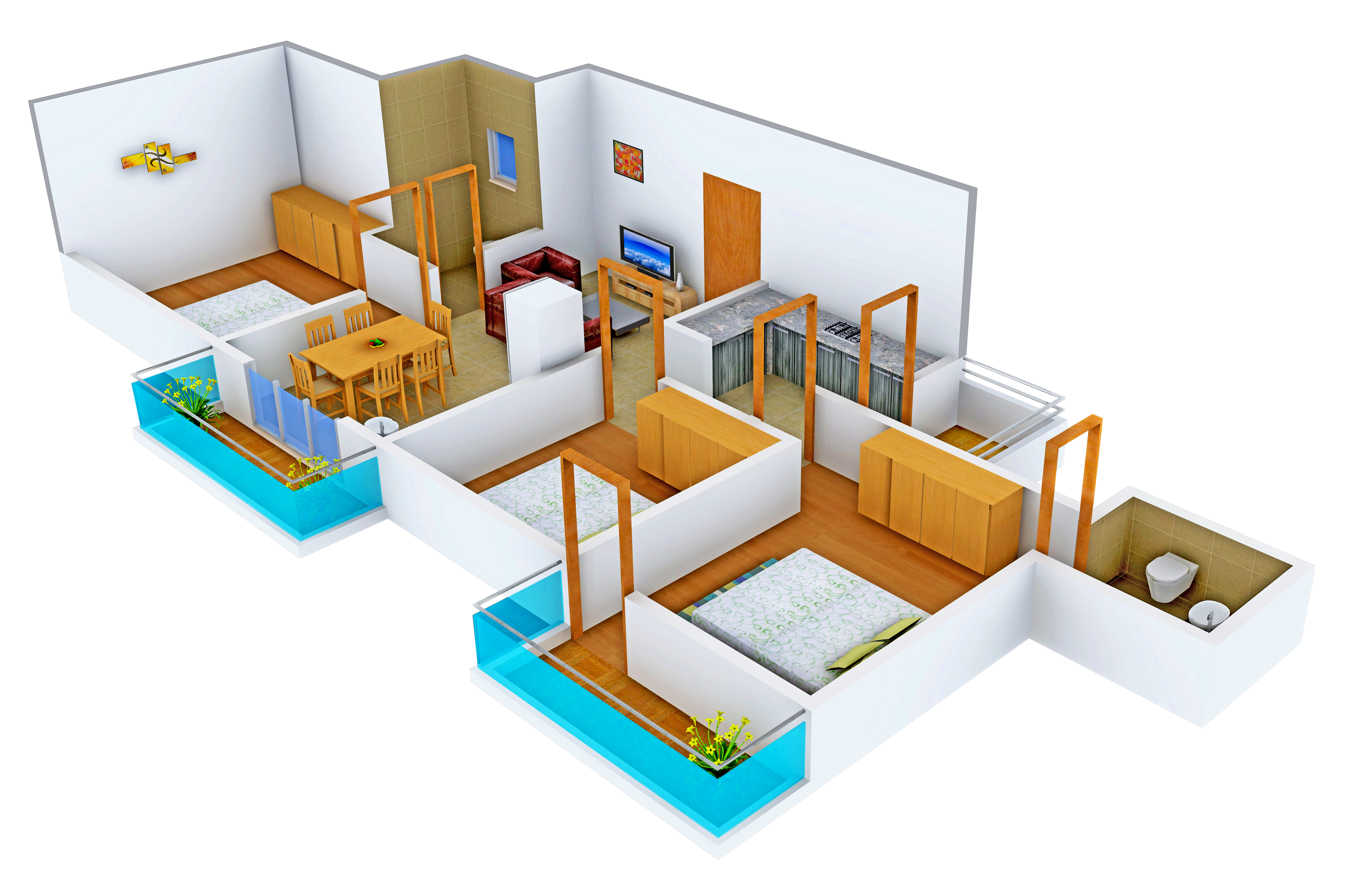 3DFloorPlan of Oceanus Viola